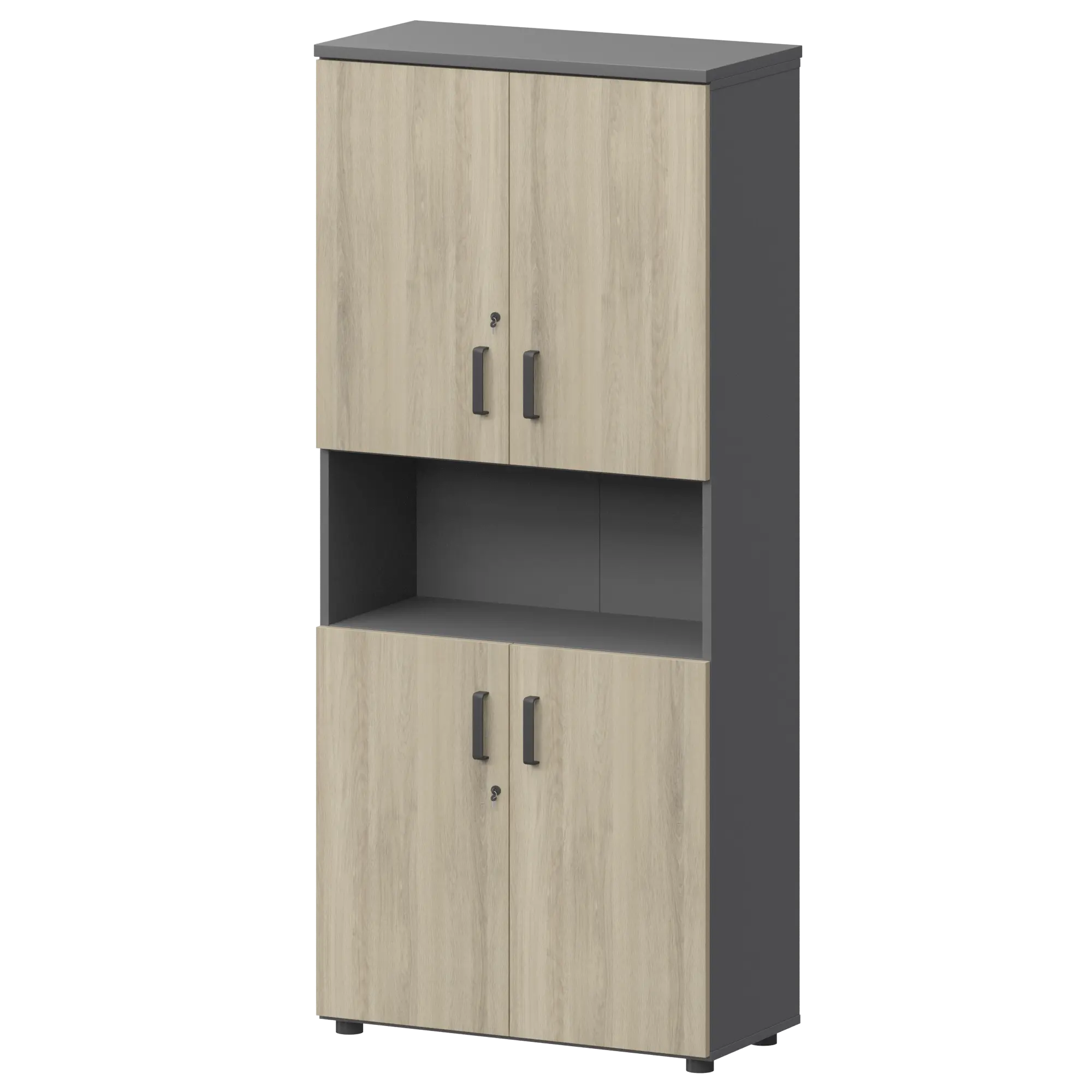 Шкаф Смарт СМШ-58Д4 Тип1 Графит/Кронберг