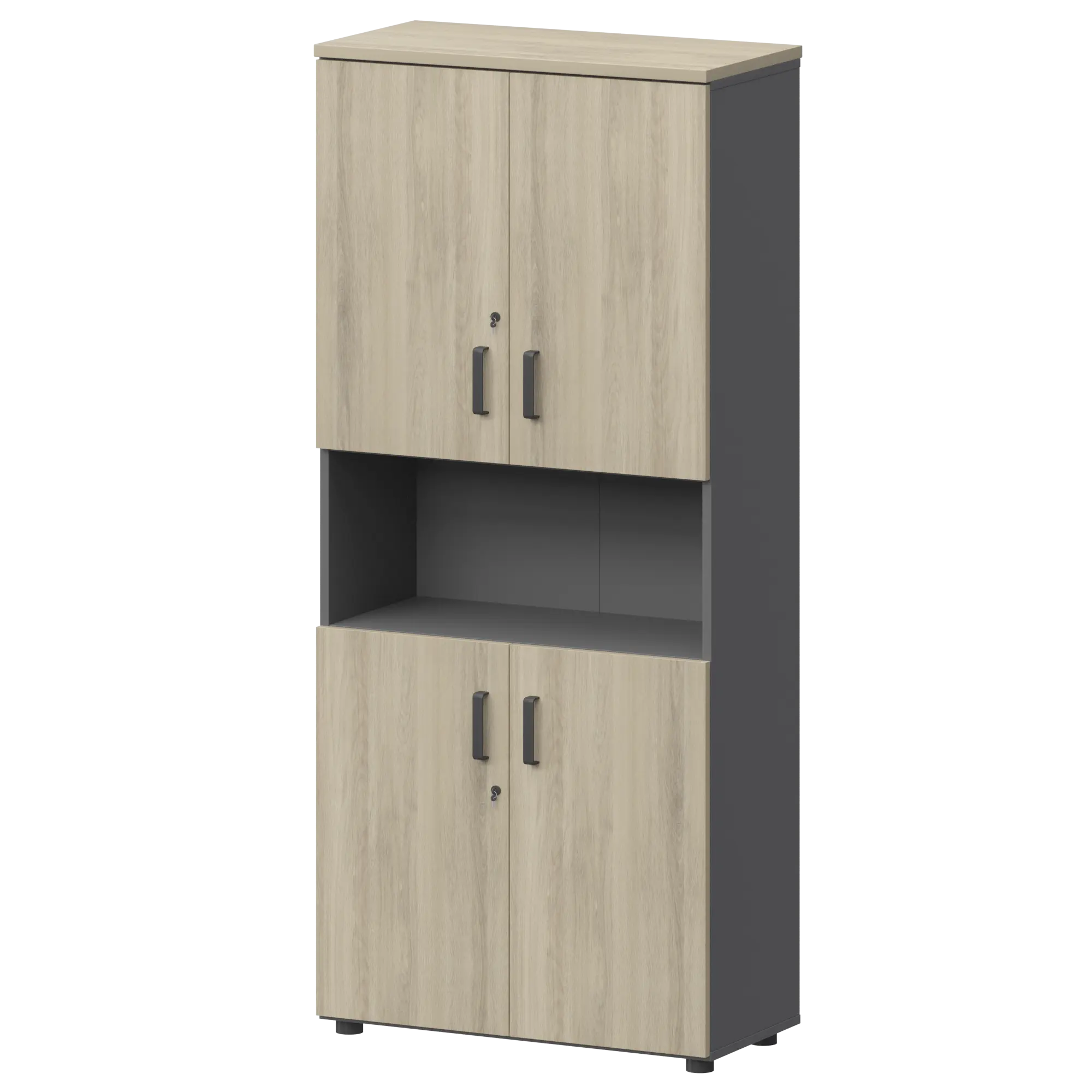 Шкаф Смарт СМШ-58Д4 Тип2 Графит/Кронберг