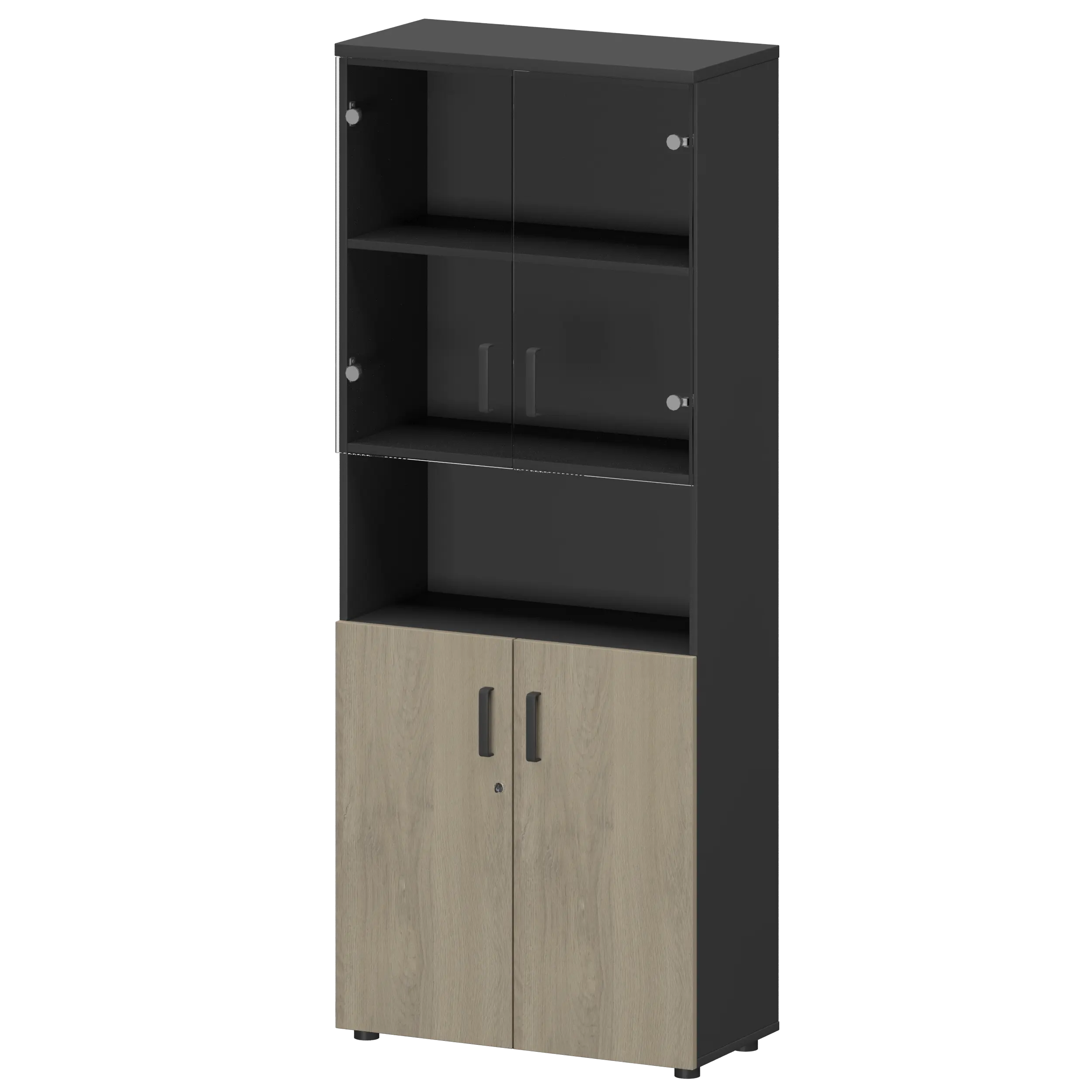 Шкаф Смарт СМШ-58Д2С2 Тип1 Графит/Кронберг