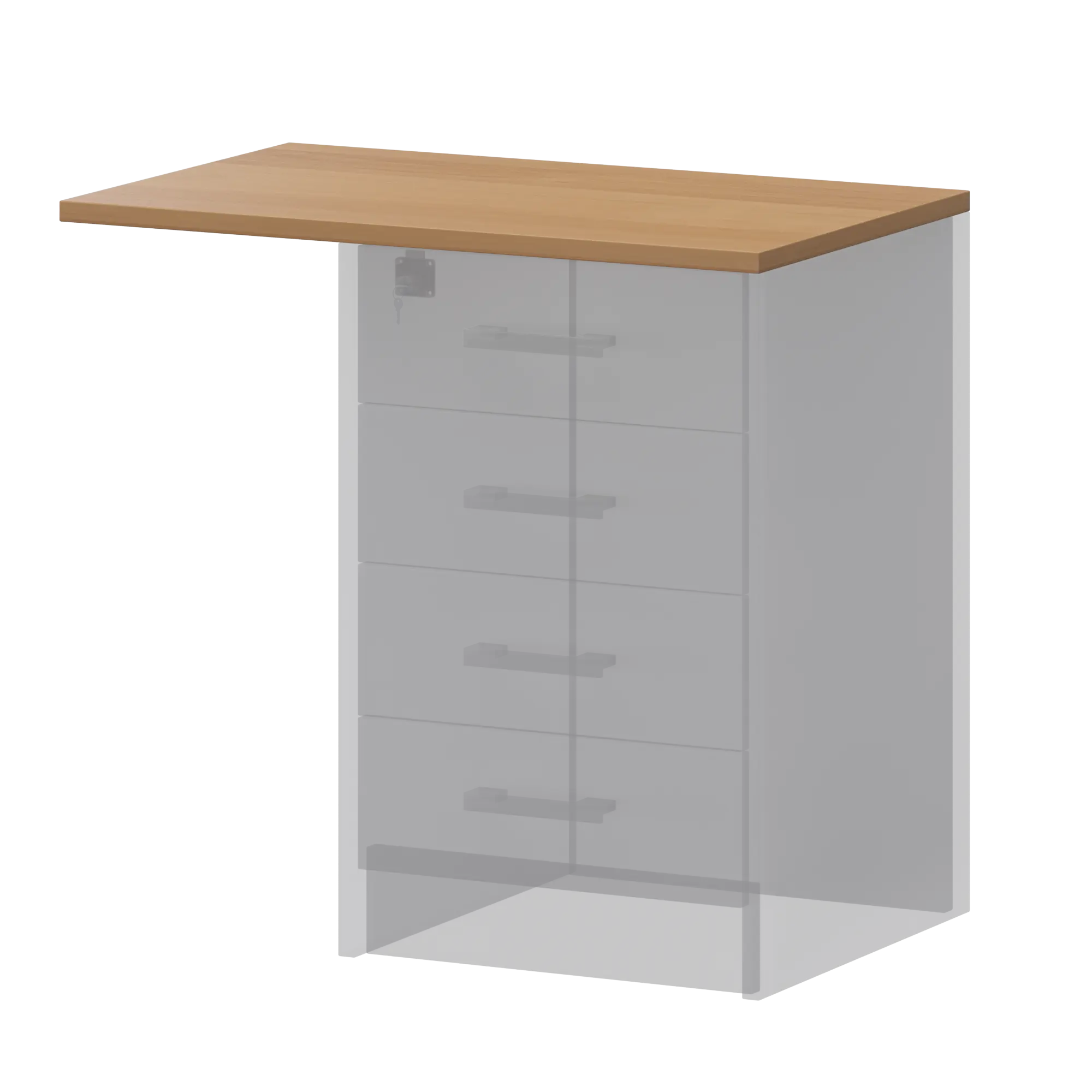 Крышка к приставным тумбам Арго А-706.Ф Ольха