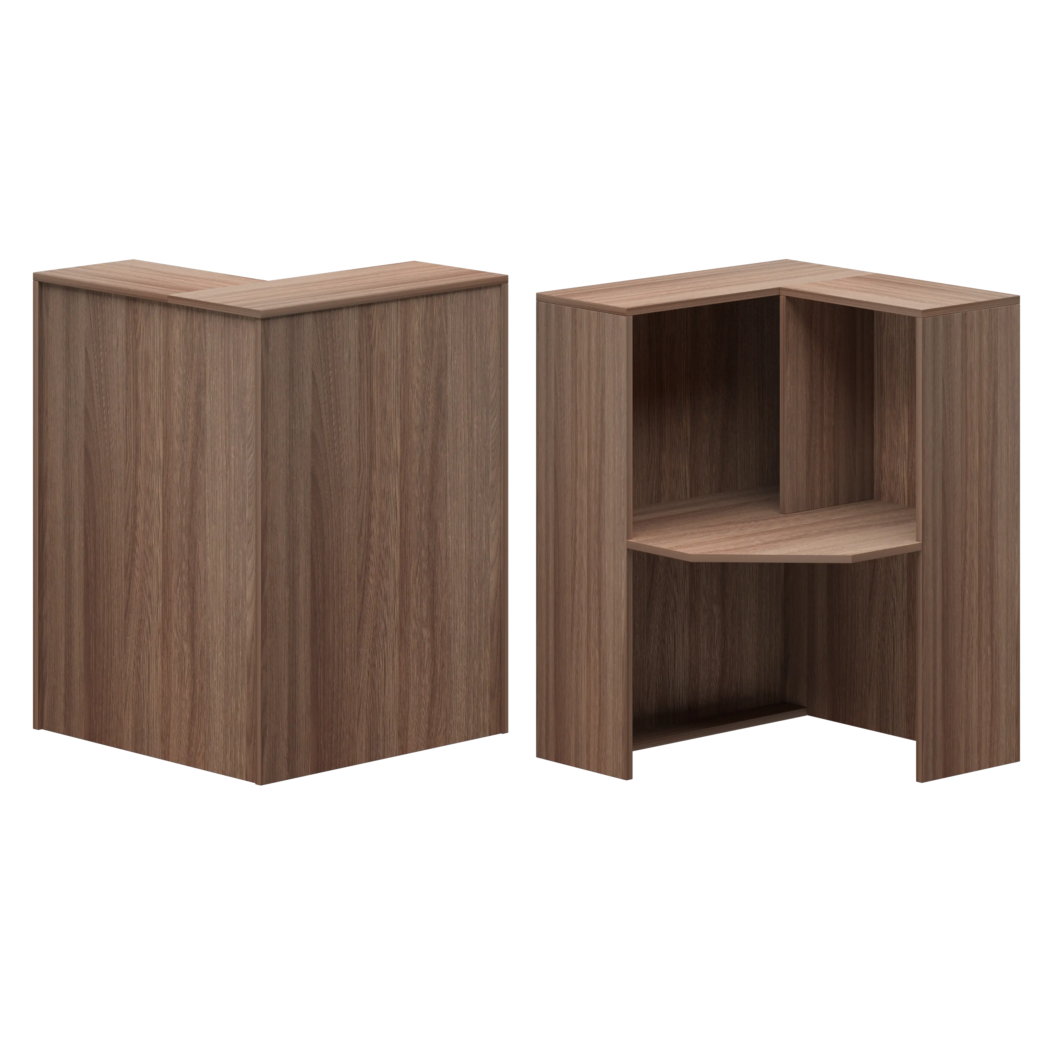 Стойка угловая правая Ресепшн А-556 Темный шимо