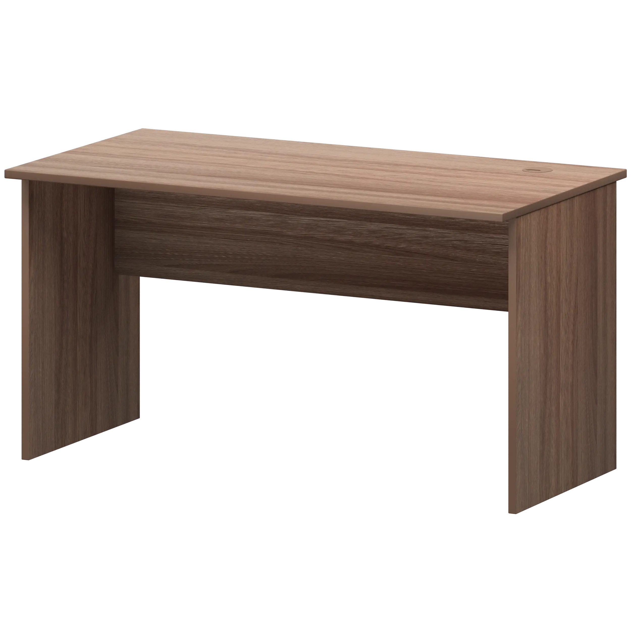 Стол с кабель каналом справа Арго А-003.К.ПР Темный шимо