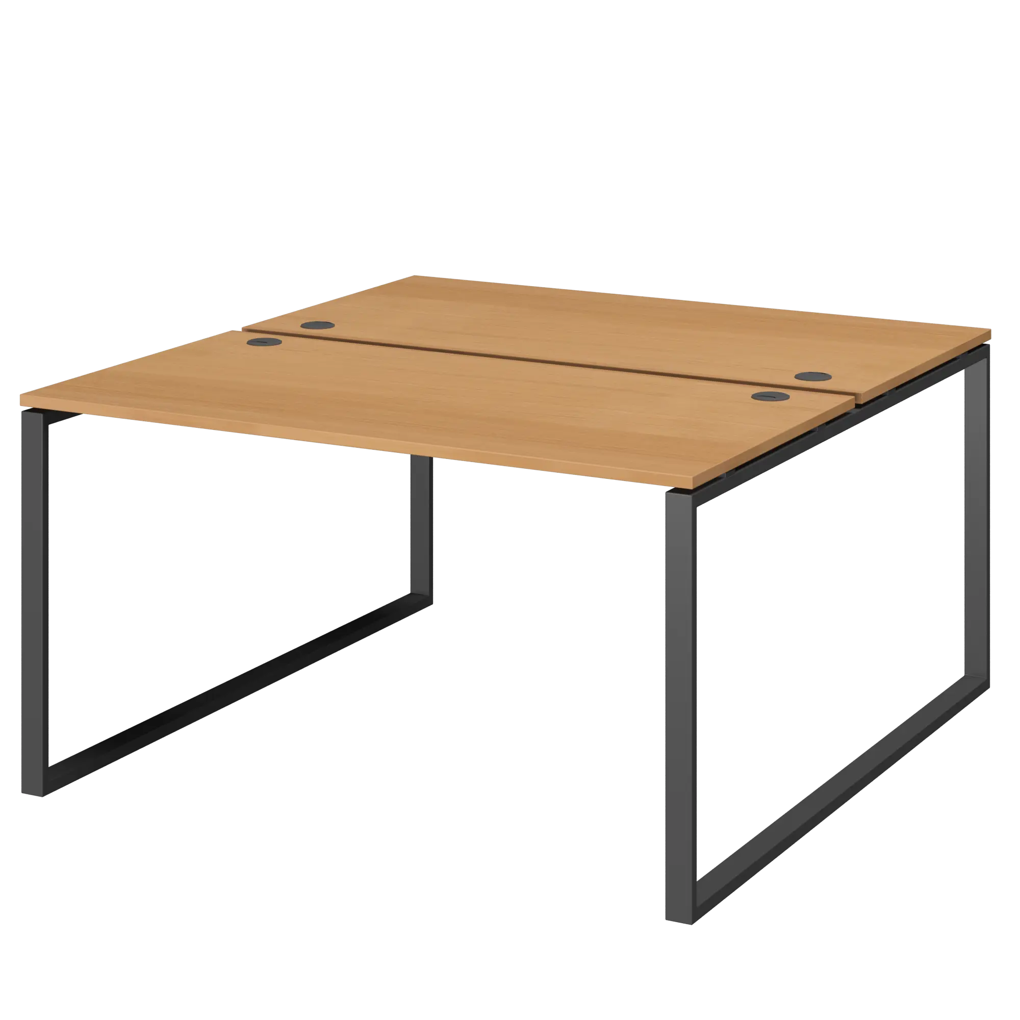 Бенч двойной на 2 рабочих места Арго-М АМБ.О-004 Ольха/Антрацит