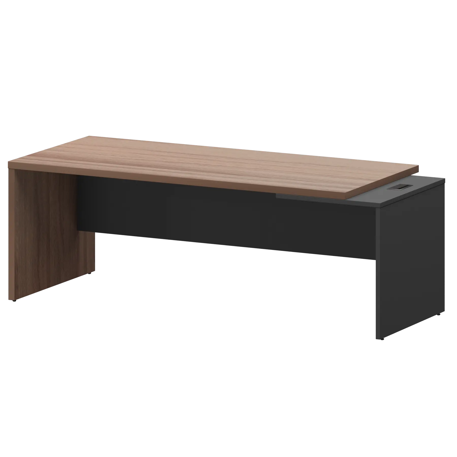 Стол руководителя правый Кортез KZ-22R Темный шимо/Графит