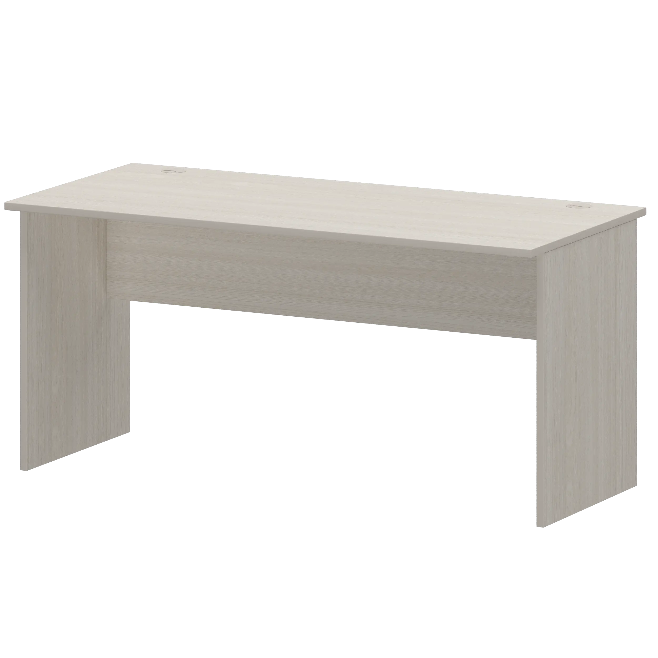 Стол с левым и правым кабель каналом Арго А-004.К Ясень шимо