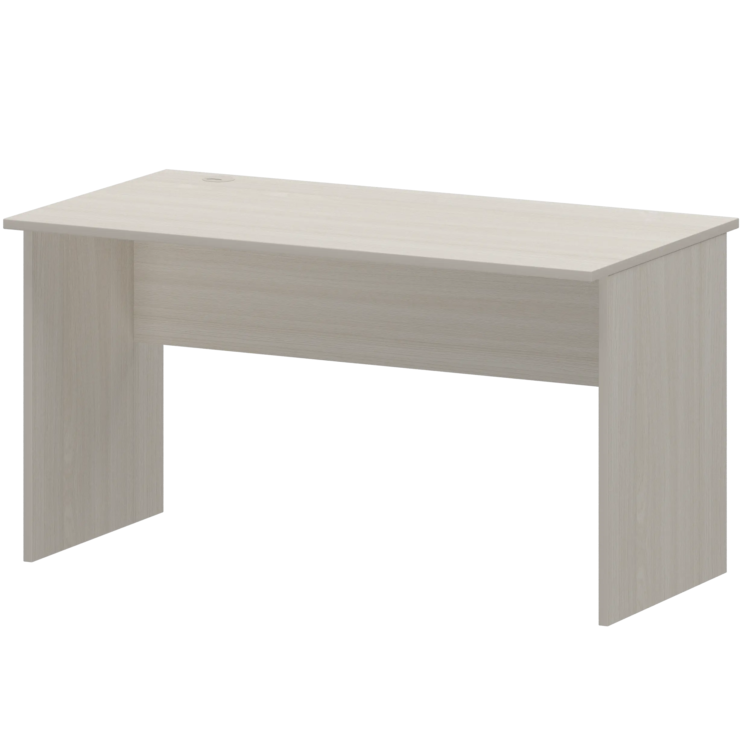 Стол с кабель каналом слева Арго А-003.К.ЛВ Ясень шимо