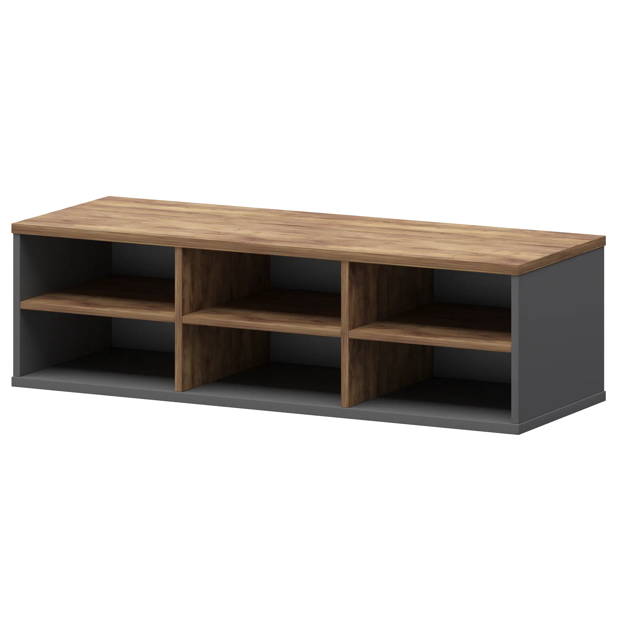 Надставка с вставкой для тумбы-купе Смарт СМТ-12НВ.18 тип2 Графит/Таксония