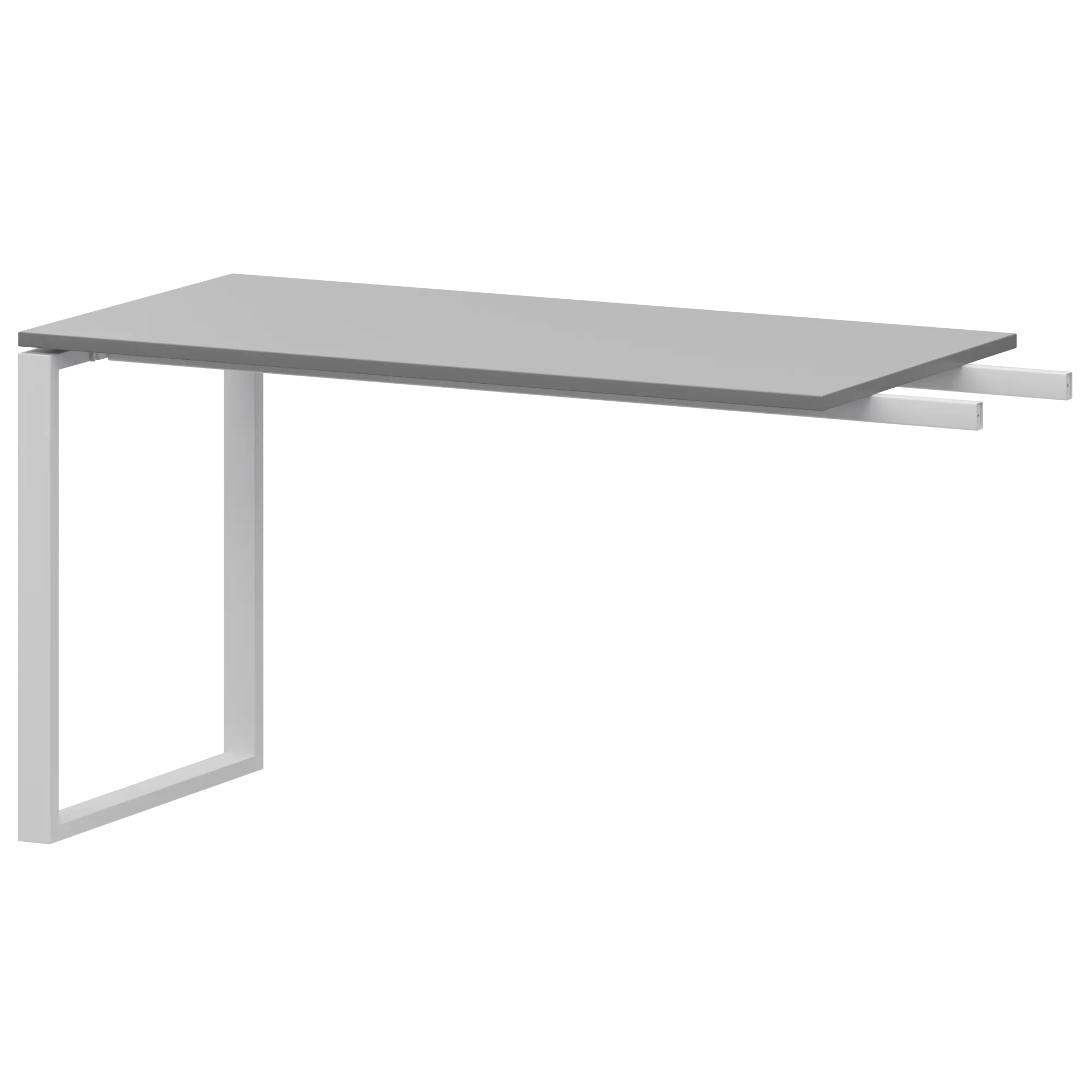 Бриф-приставка на металлокаркасе Арго-М АМ.О-120.60 Серый/Белый
