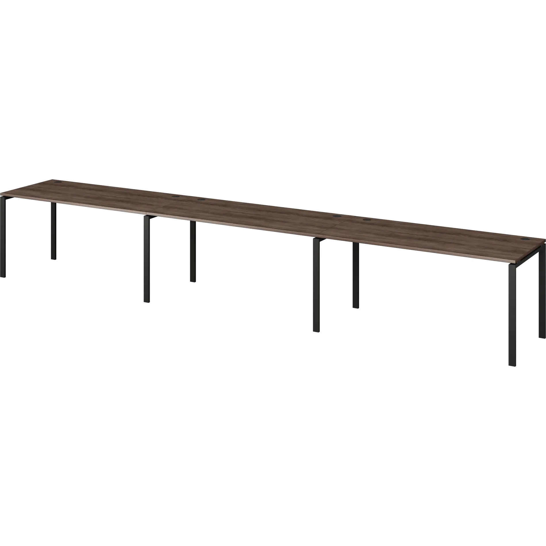 Бенч линейный на 3 рабочих места Арго-М АМБЛ-005-3 Лагос/Антрацит