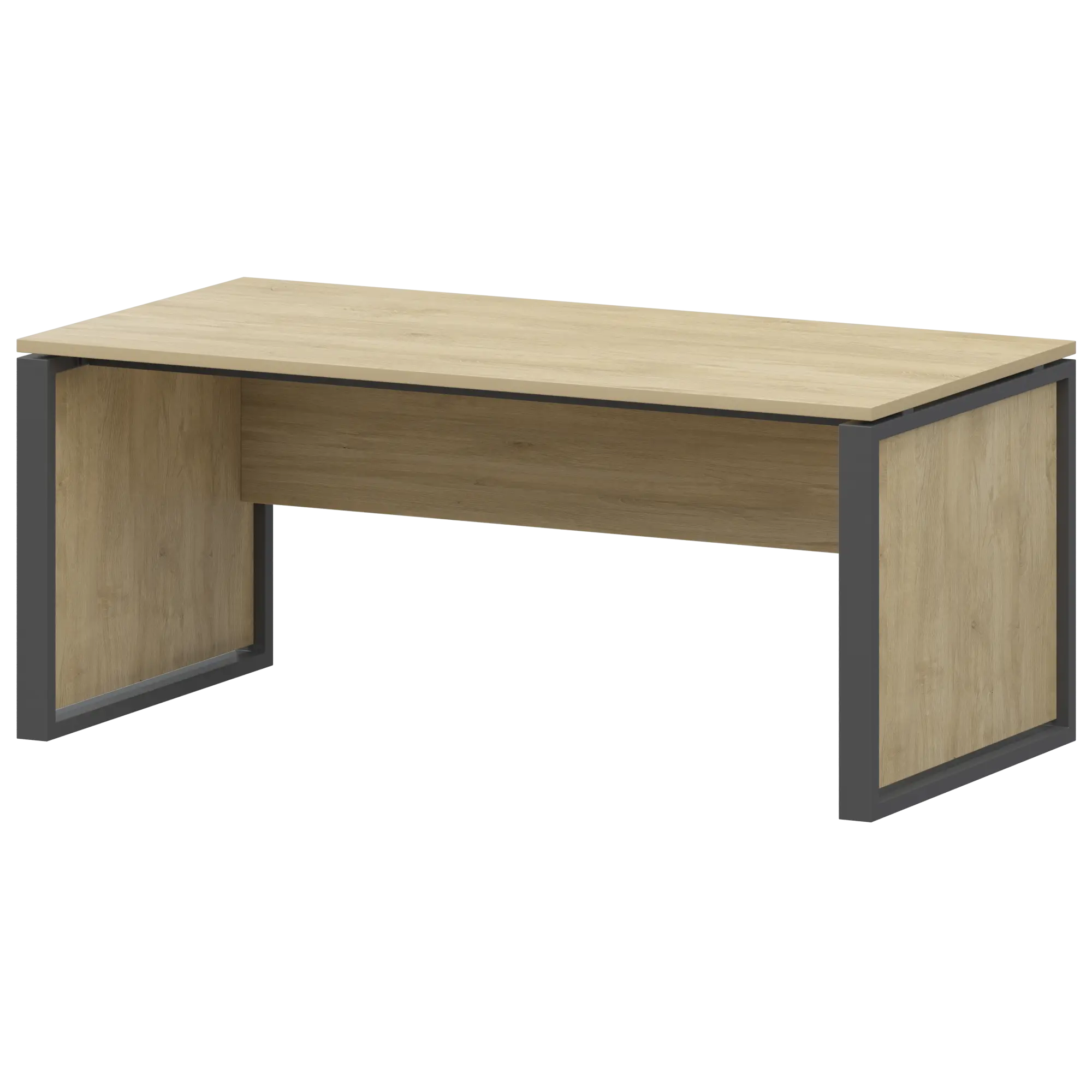 Стол руководителя Аргентум-М НТМ-160 Баттл Рок/Антрацит