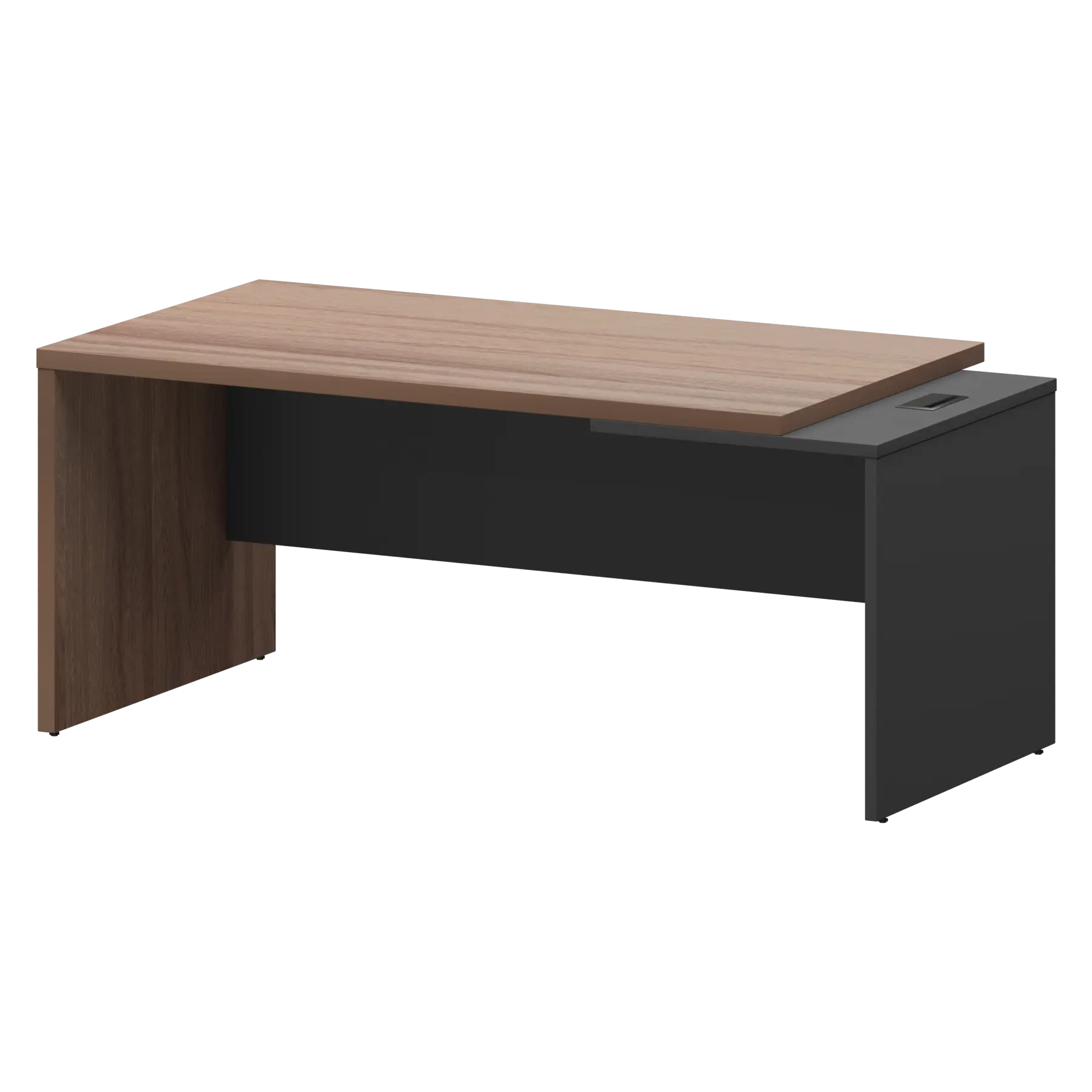 Стол руководителя правый Кортез KZ-18R Темный шимо/Графит