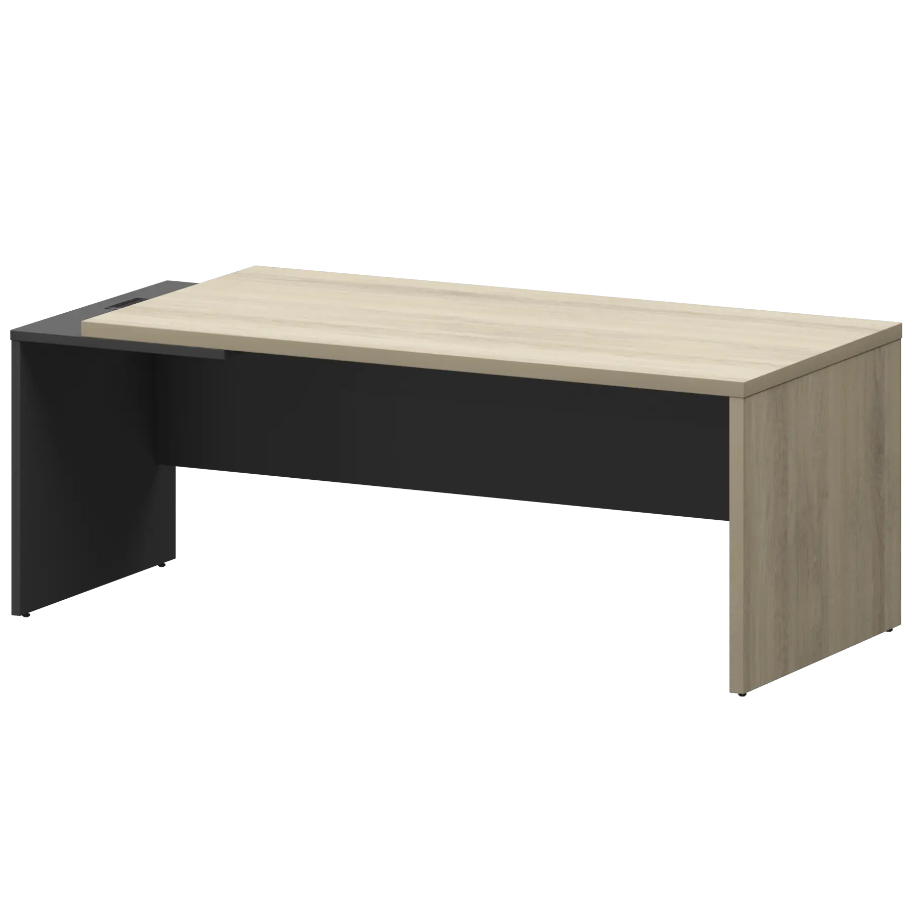 Стол руководителя левый Кортез KZ-20L Кронберг/Графит