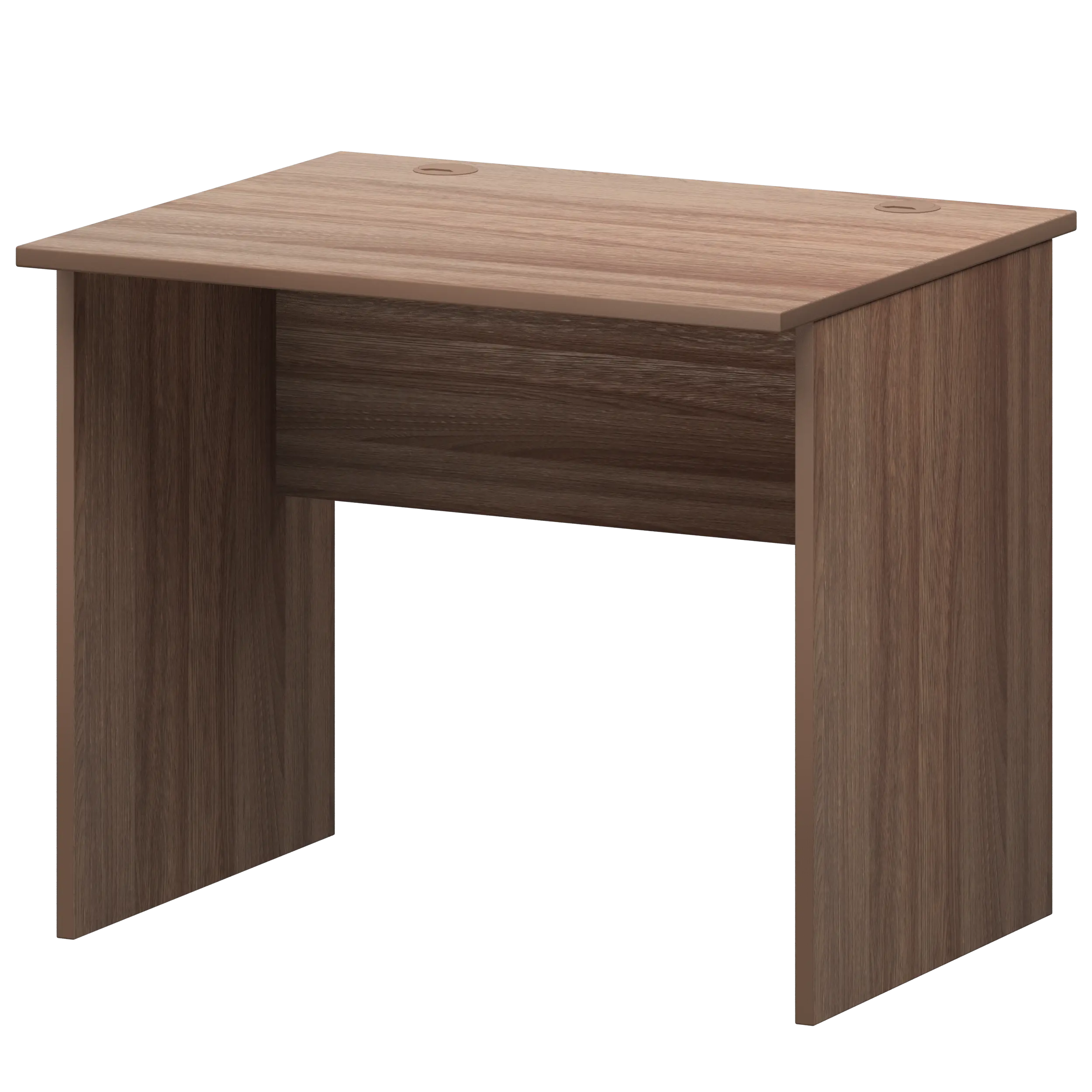 Стол с левым и правым кабель каналом Арго А-001.К Темный шимо