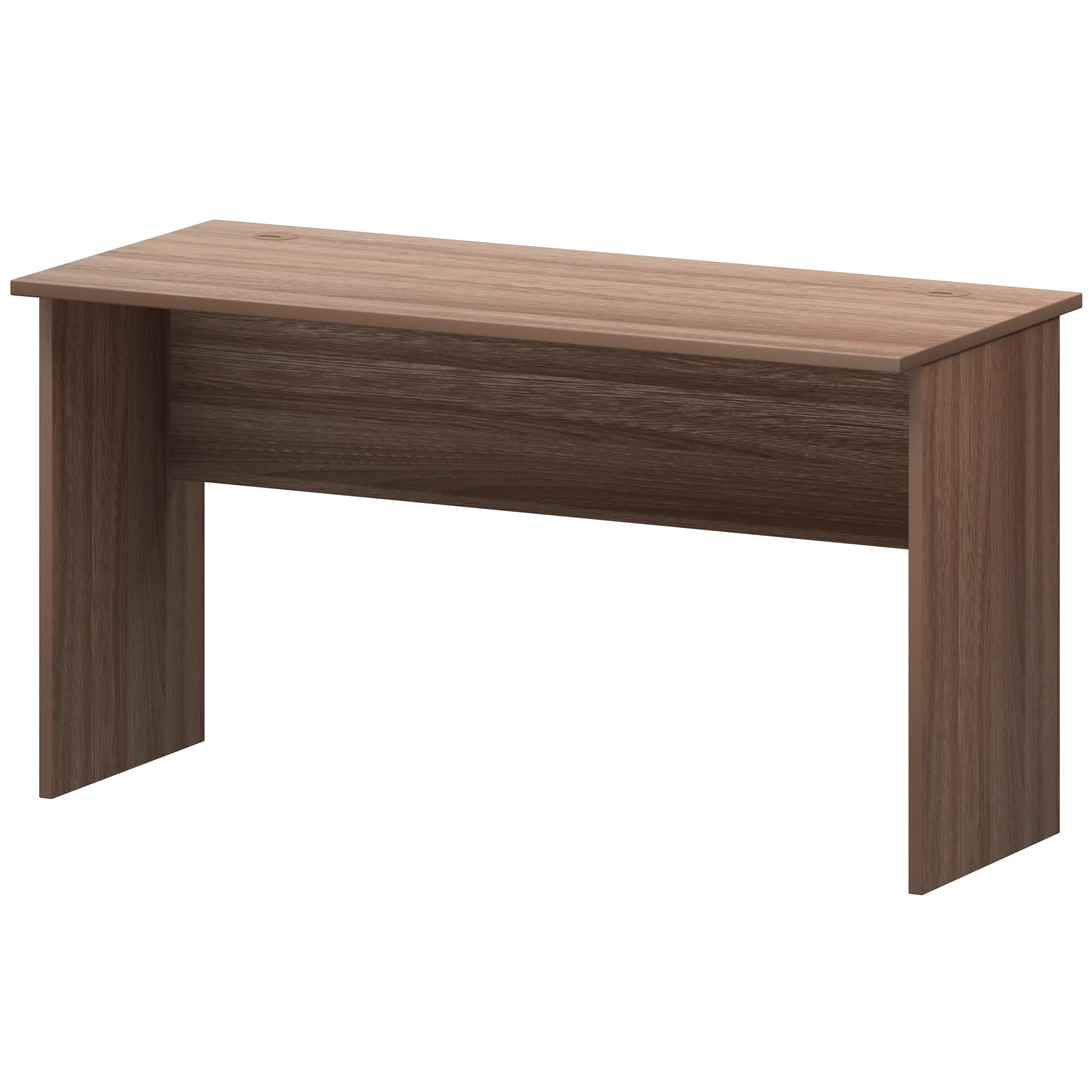 Стол с левым и правым кабель каналом Арго А-003.60.К Темный шимо