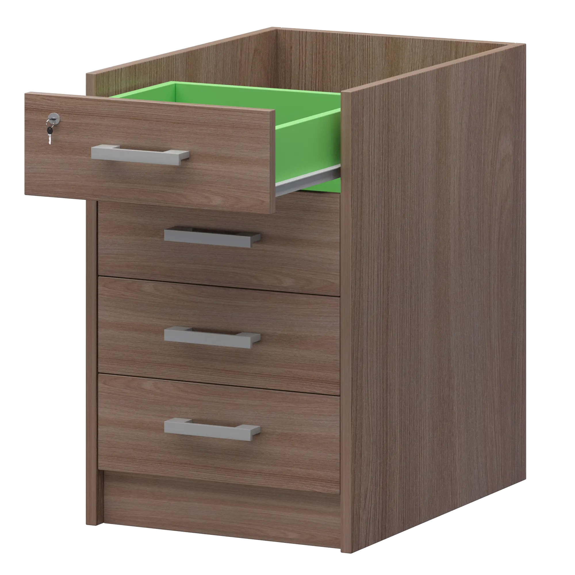 Корпус тумбы приставной Арго АТ-07 Темный шимо