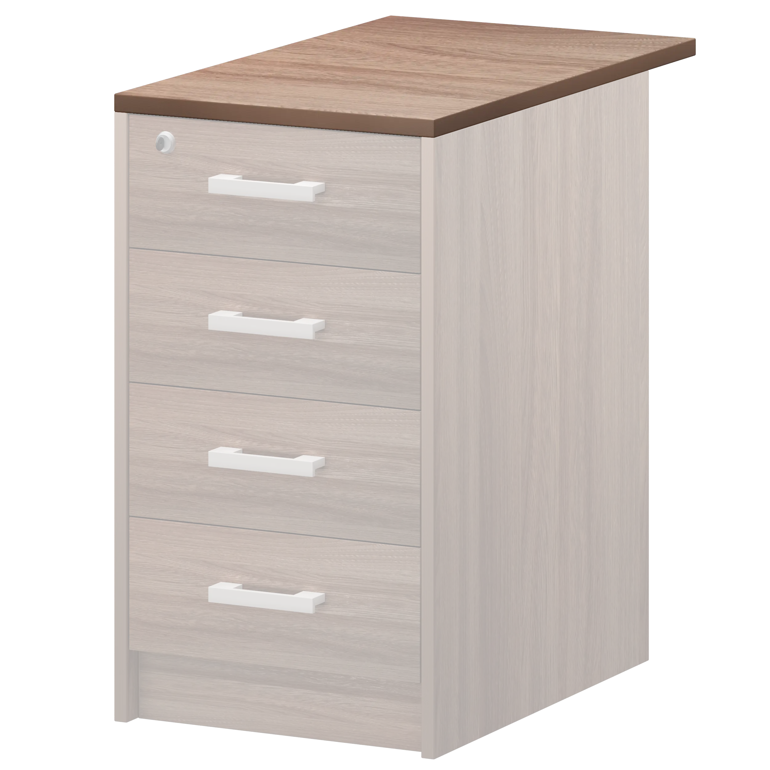 Крышка к приставным тумбам Арго А-707 Темный шимо