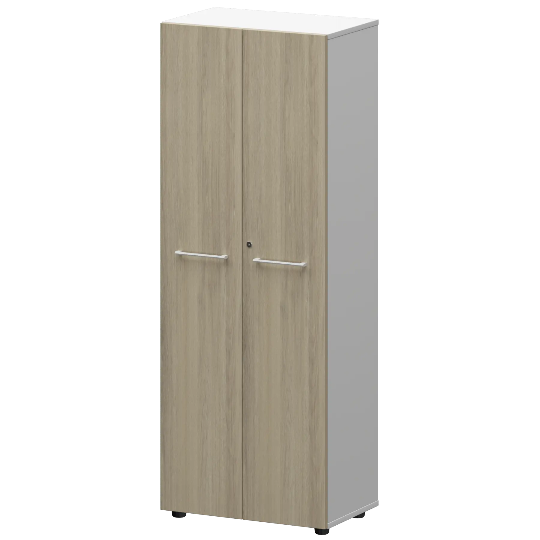 Шкаф для одежды Кортез KZS-46 Кронберг/Белый