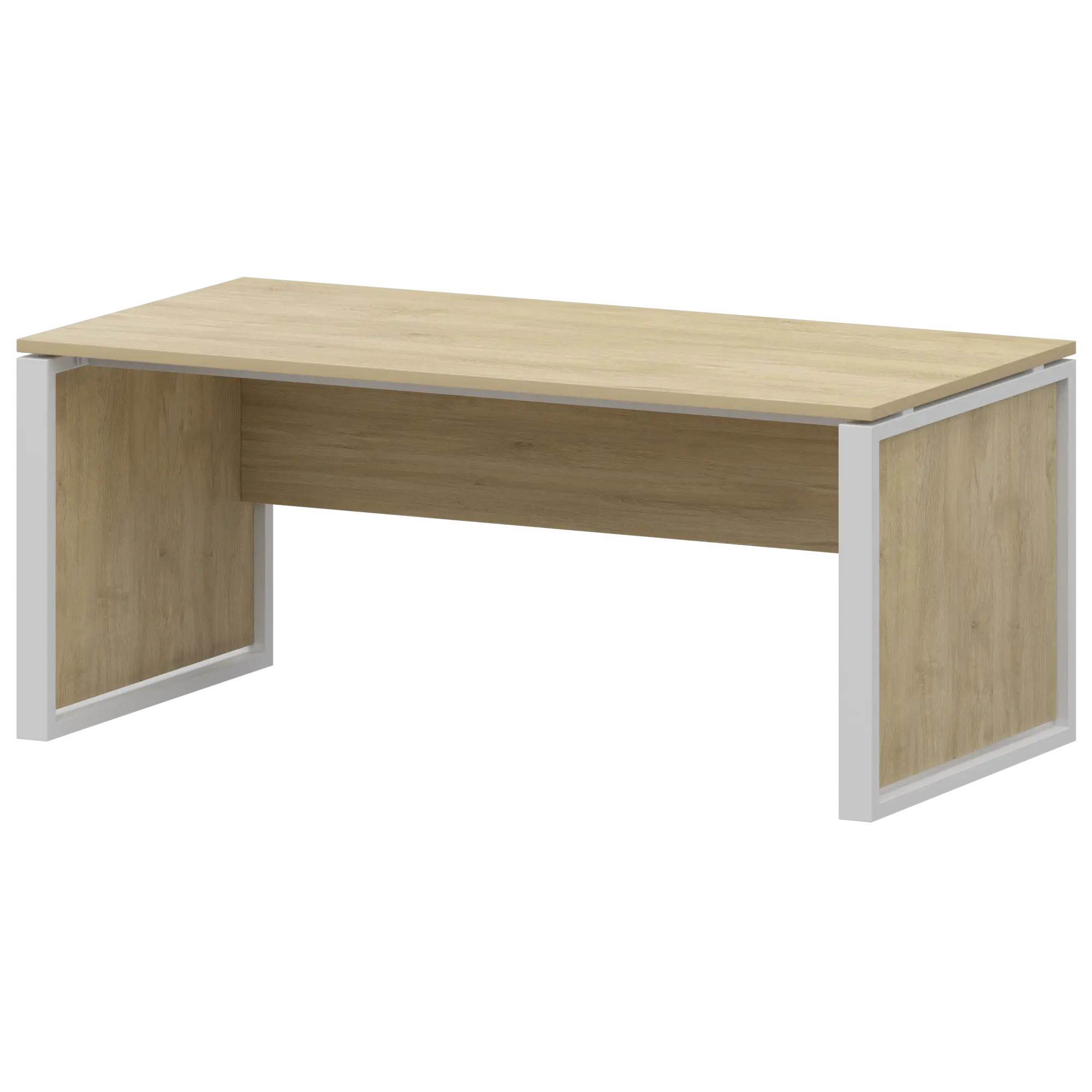 Стол руководителя Аргентум-М НТМ-160 Баттл Рок/Белый