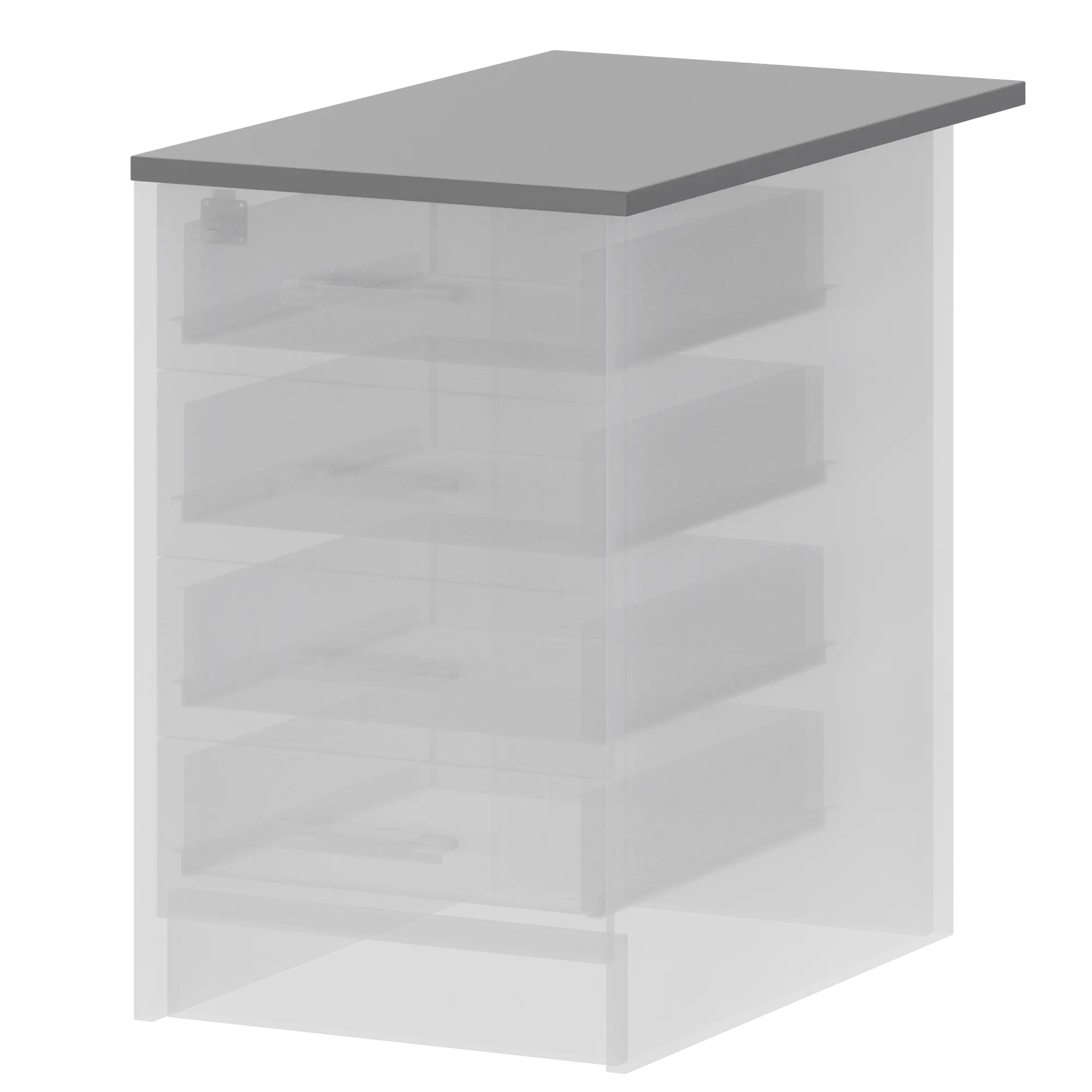 Крышка к приставным тумбам Арго А-707 Серый