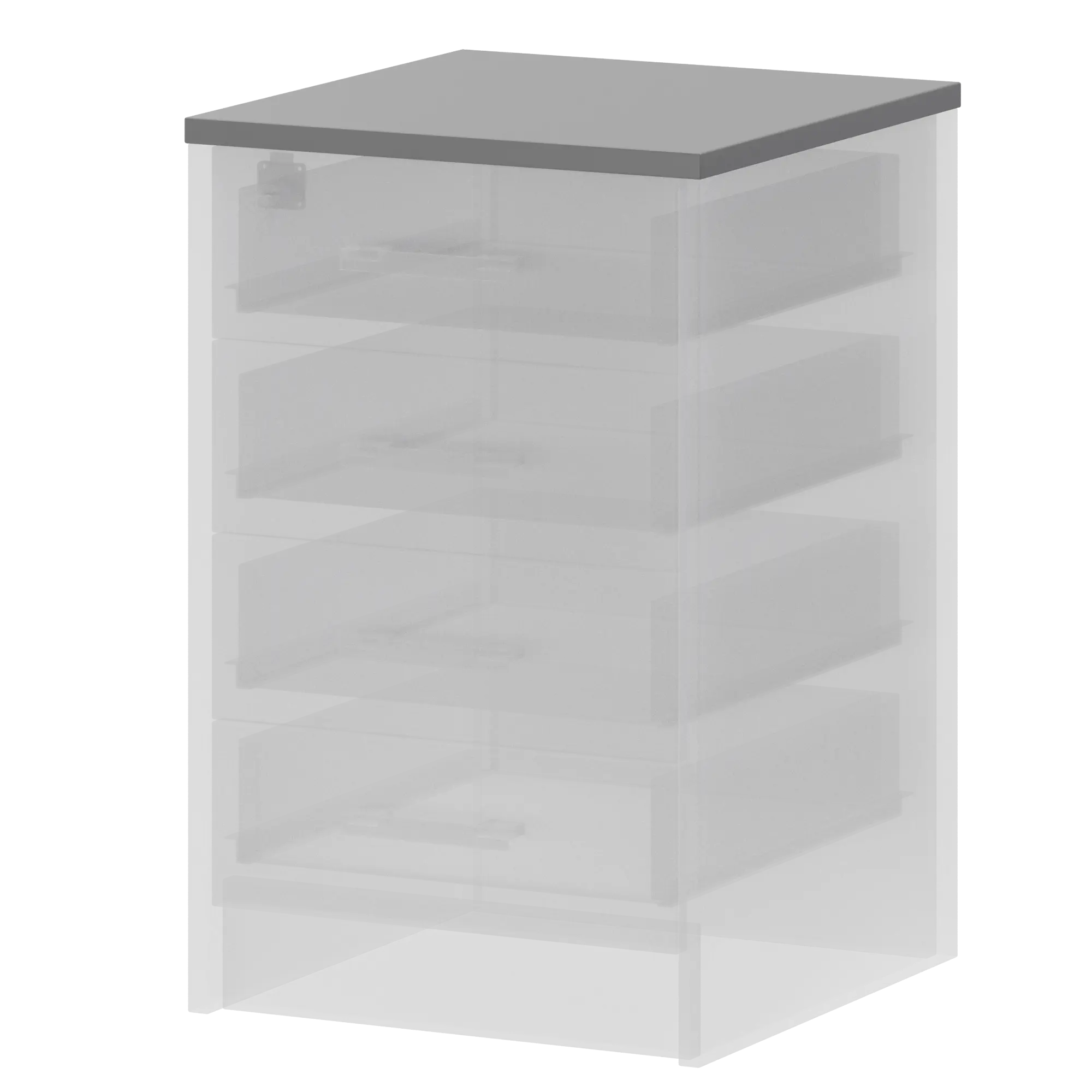 Крышка к приставным тумбам Арго А-705 Серый