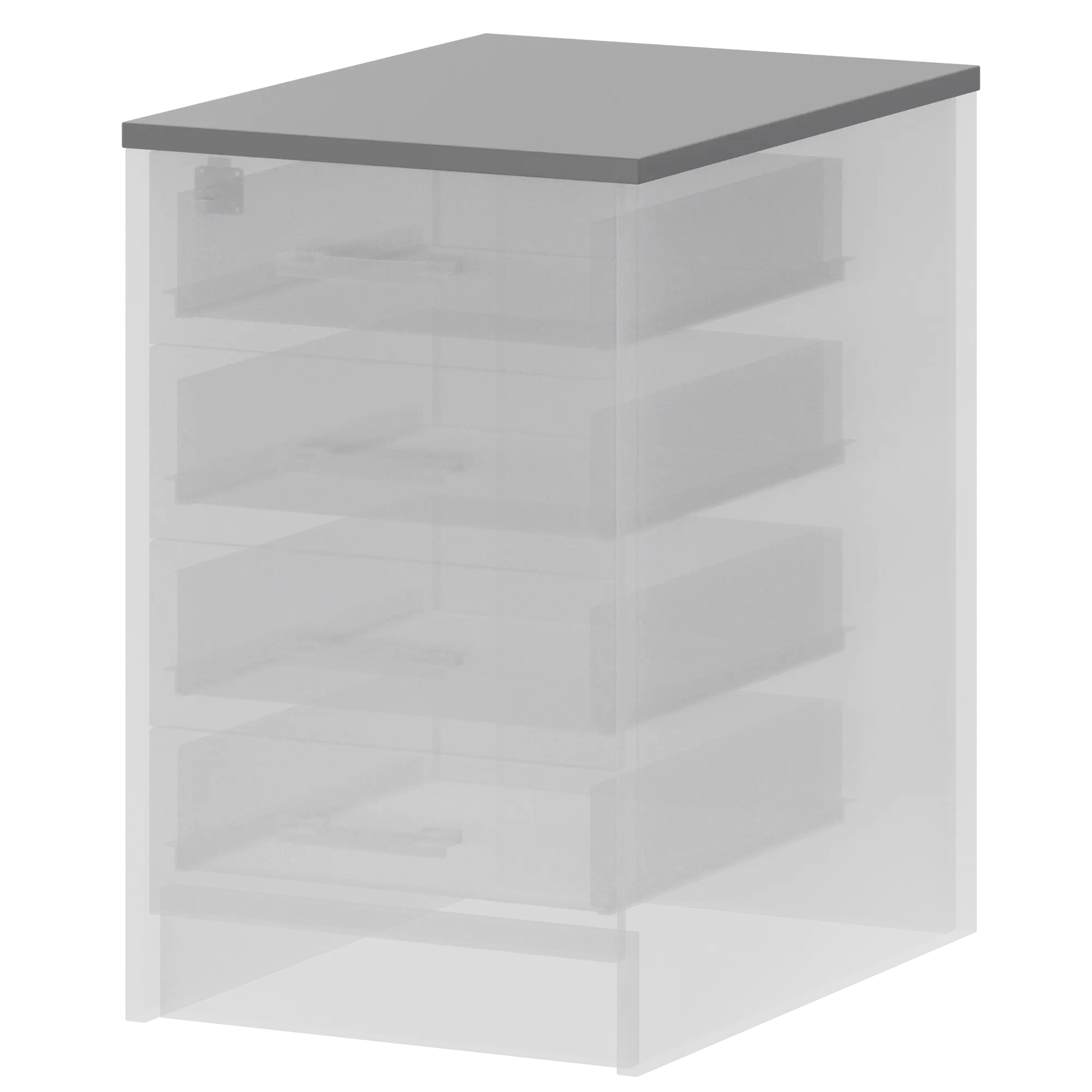 Крышка к приставным тумбам Арго А-707.60 Серый