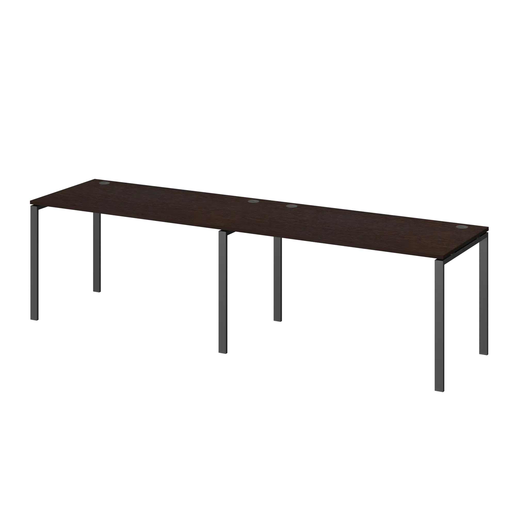 Бенч линейный на 2 рабочих места Арго-М АМБЛ-003.60 Дуб венге/Антрацит