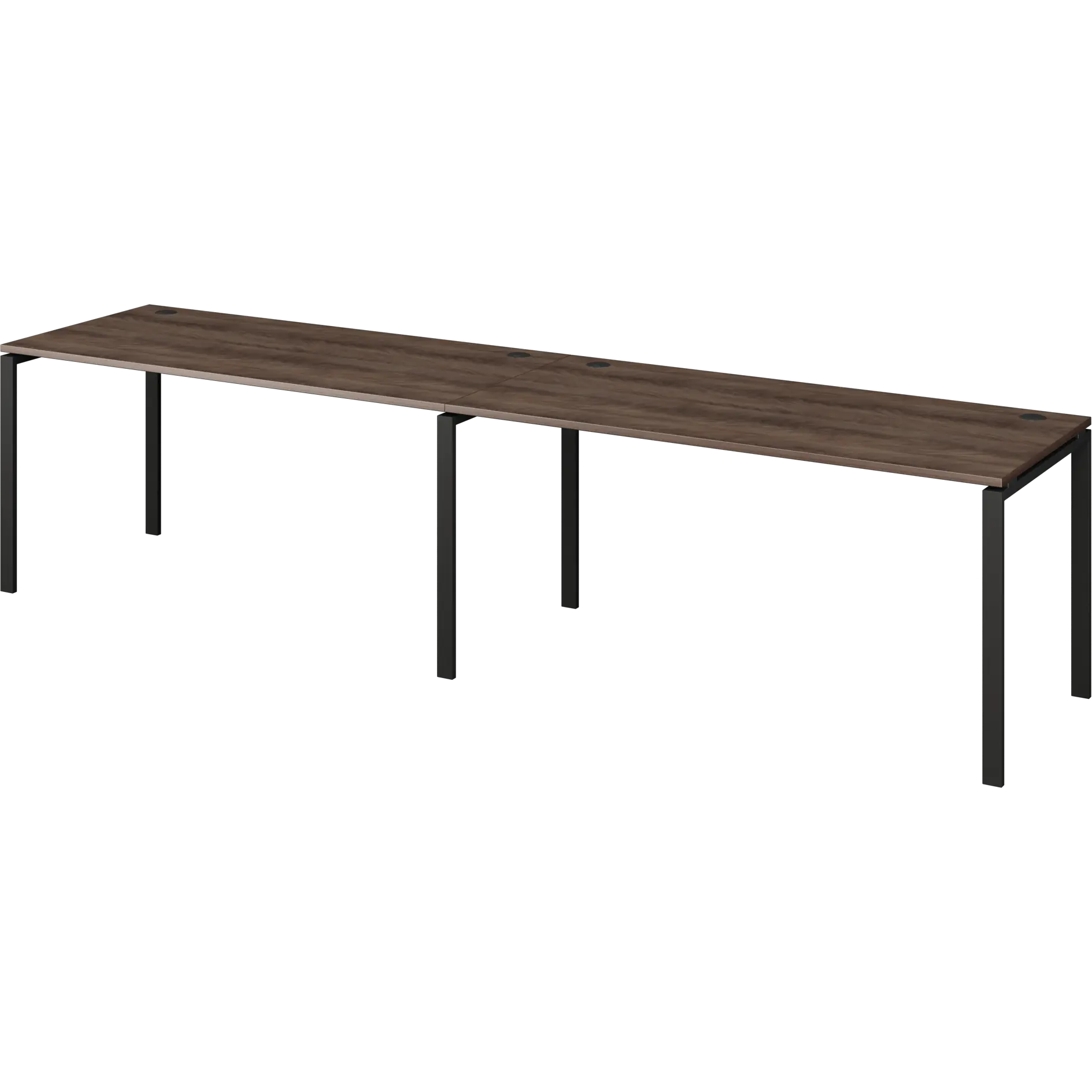 Бенч линейный на 2 рабочих места Арго-М АМБЛ-004 Лагос/Антрацит