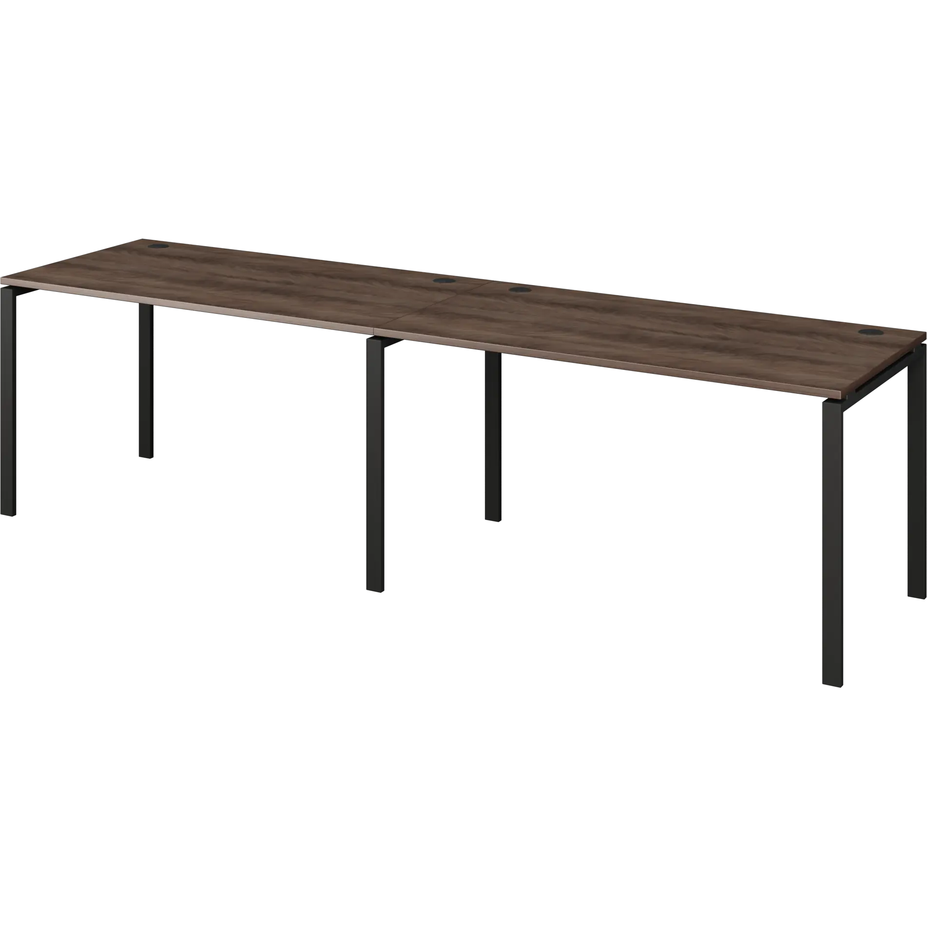 Бенч линейный на 2 рабочих места Арго-М АМБЛ-003 Лагос/Антрацит