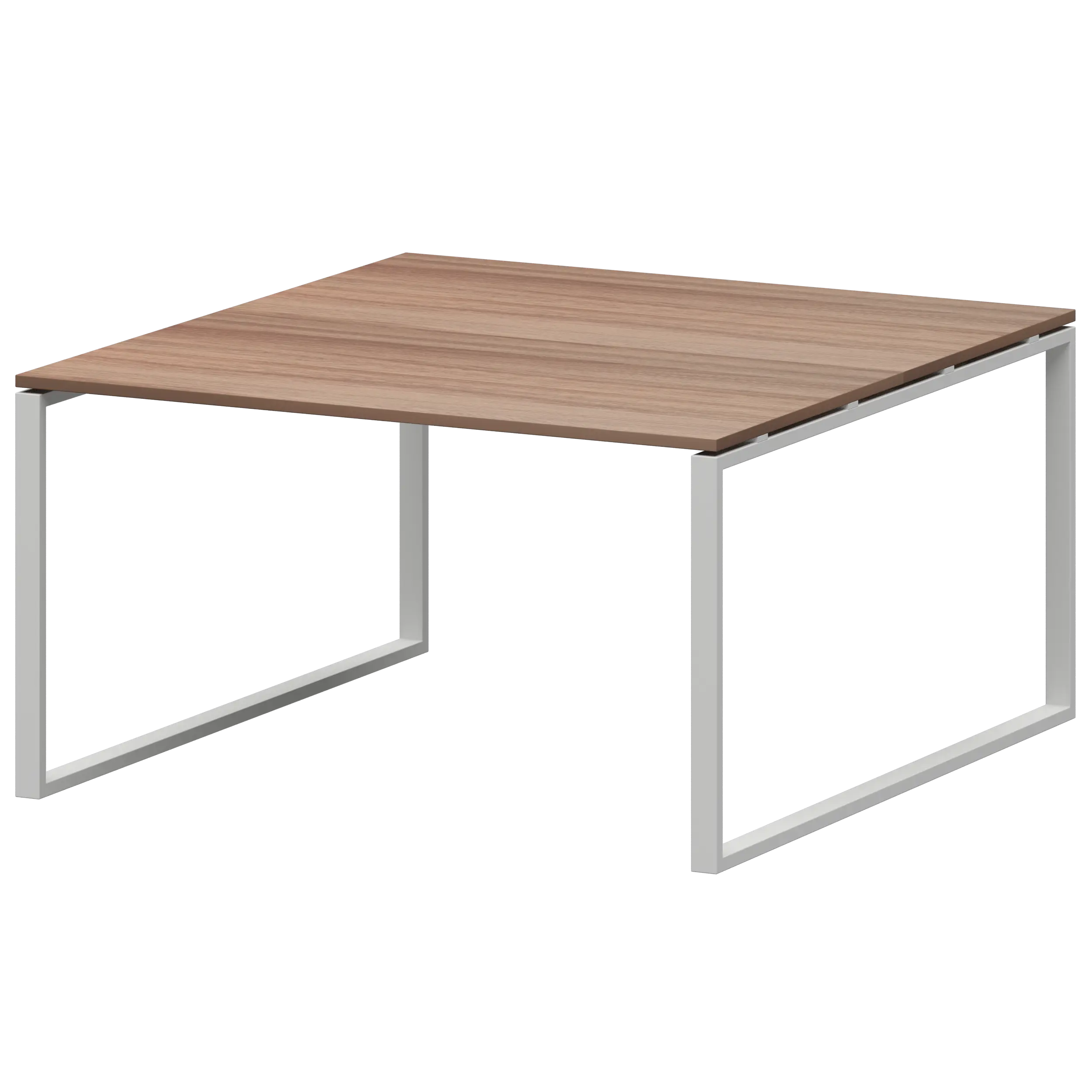 Стол переговорный на металлокаркасе Арго-М АМП.О-002.123 Темный шимо/Белый