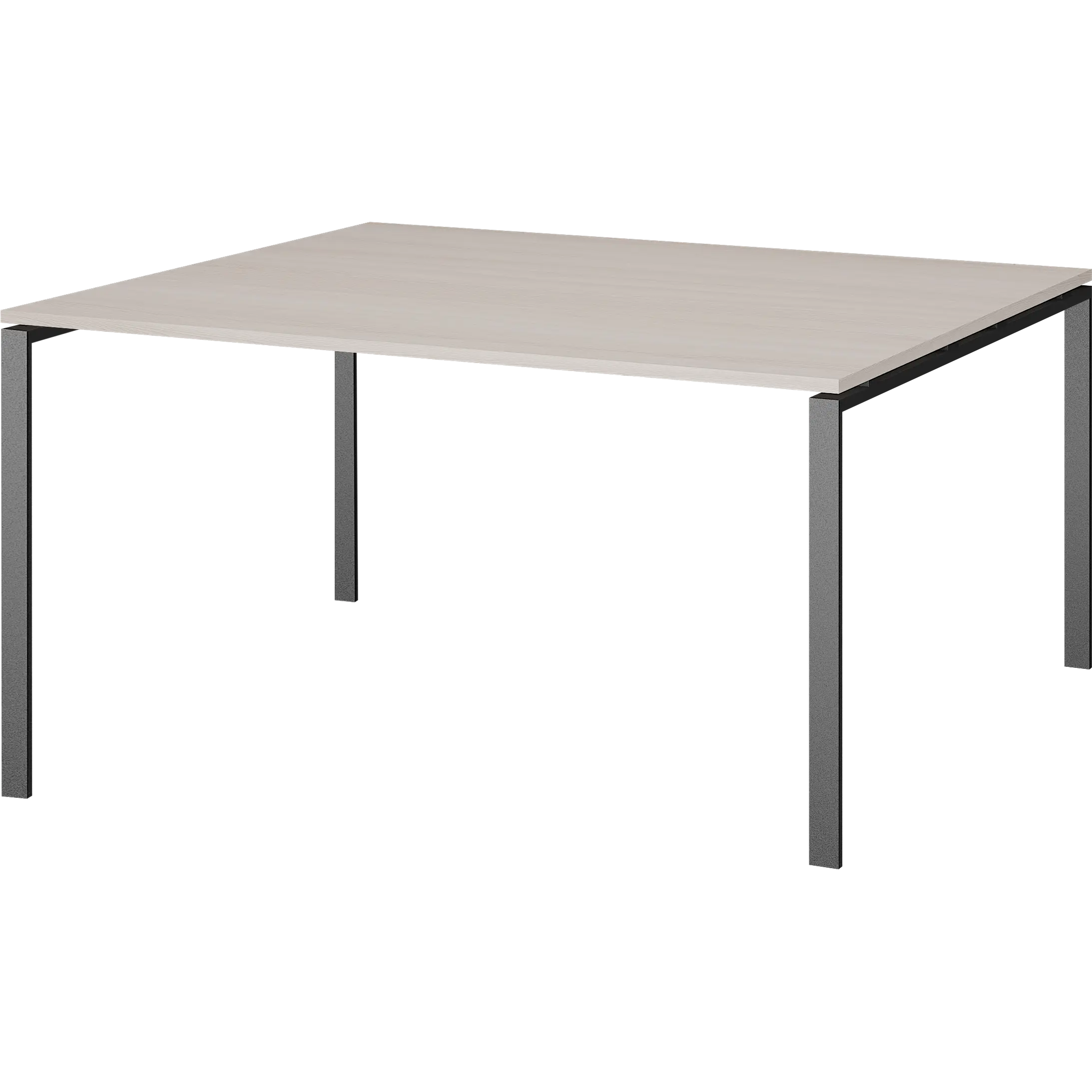 Стол переговорный на металлокаркасе Арго-М АМП-003.123 Ясень шимо/Антрацит