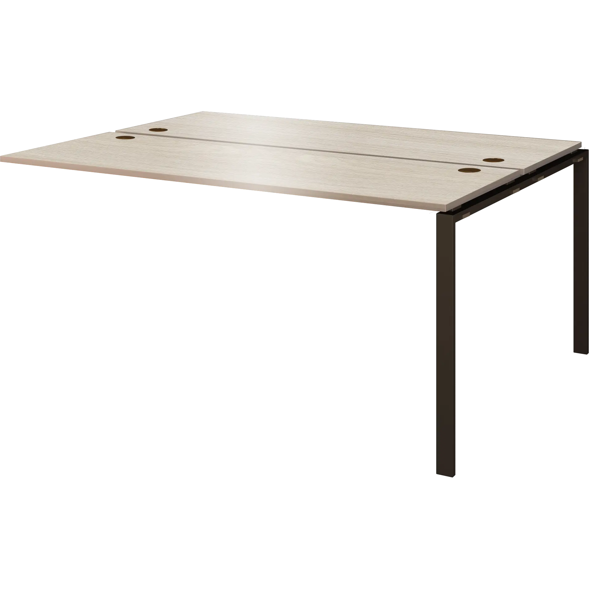 Модуль двойной на 2 рабочих места Арго-М АМБЭ-004 Ясень шимо/Антрацит