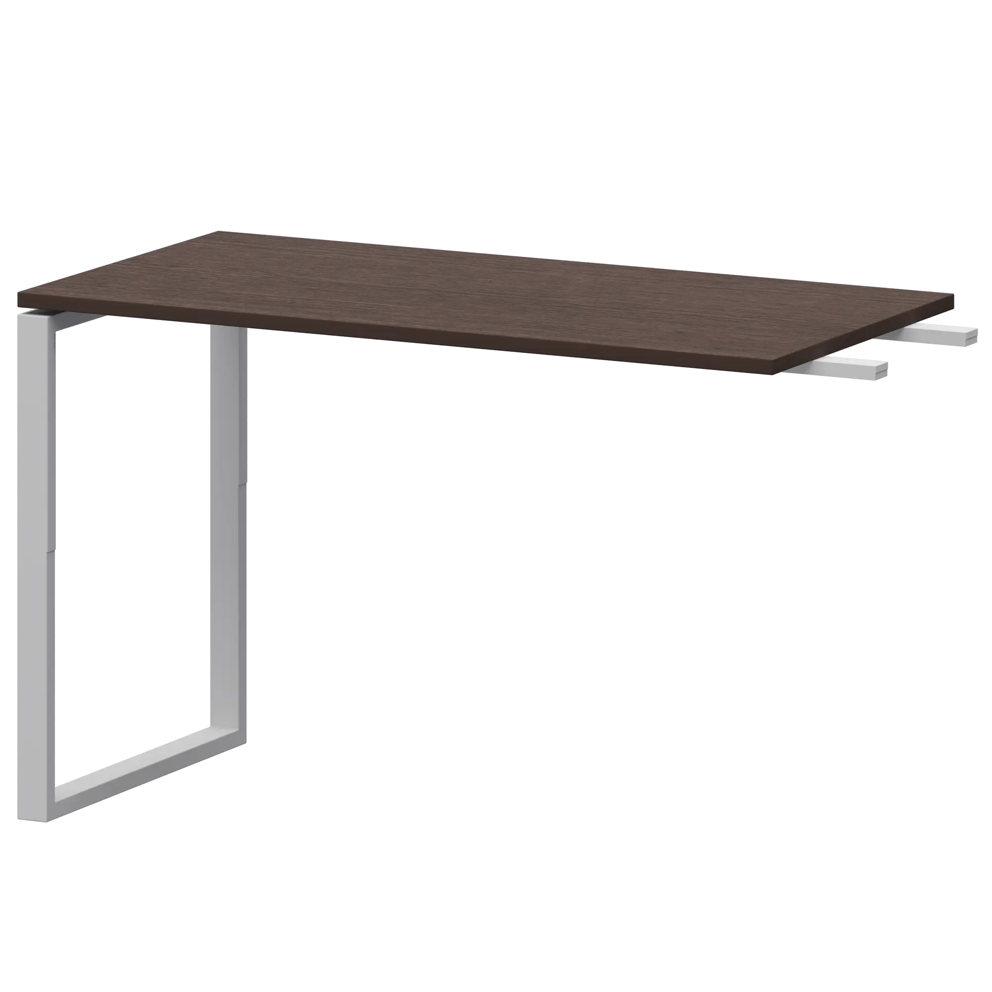 Бриф-приставка на металлокаркасе Арго-М АМ.О-120.60 Дуб венге/Белый