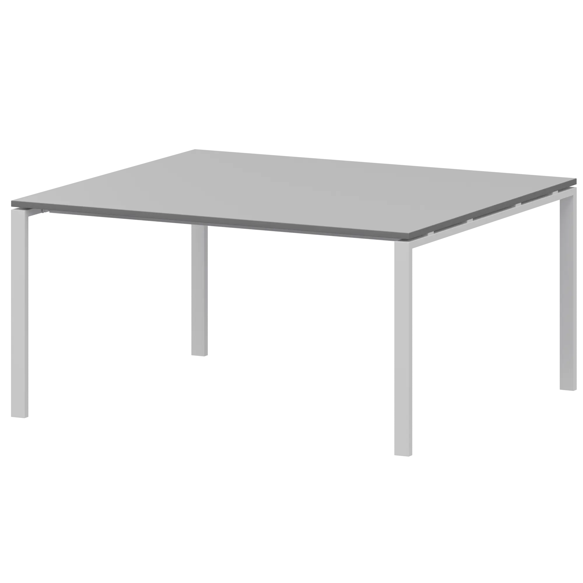 Стол переговорный на металлокаркасе Арго-М АМП-003.123 Серый/Белый