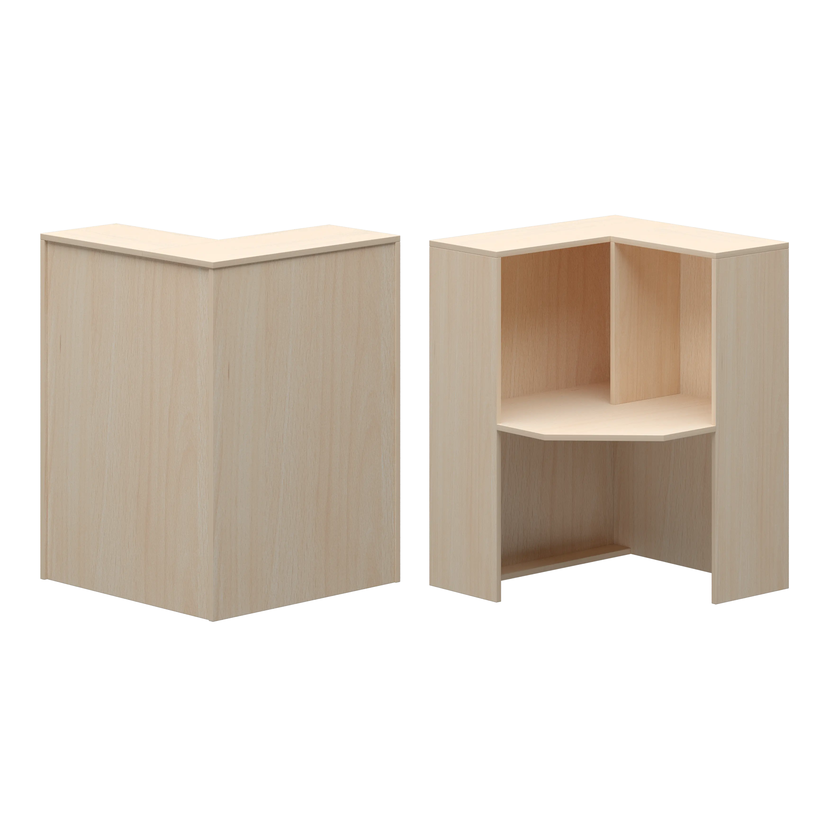 Стойка угловая правая Ресепшн А-556 Бук