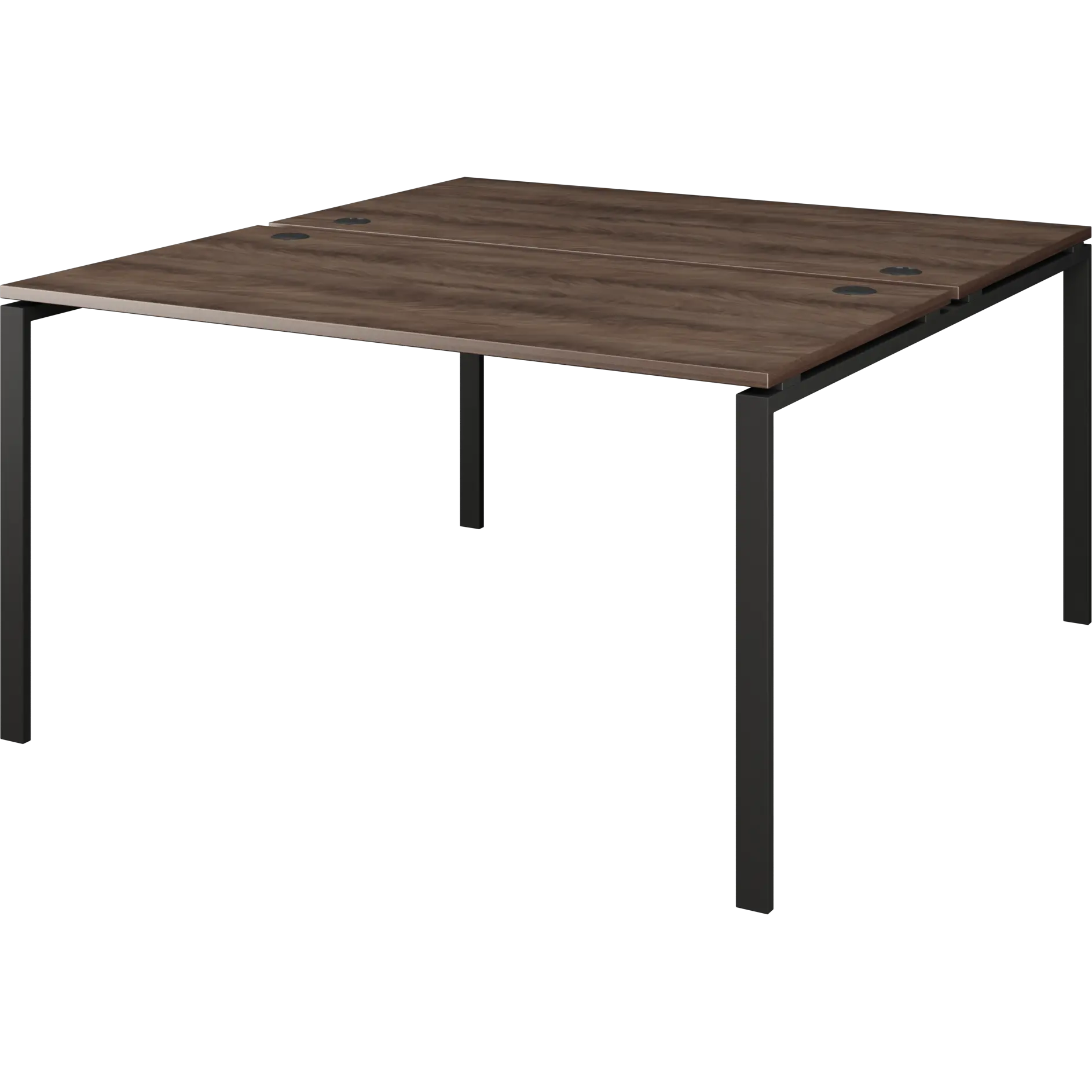 Бенч двойной на 2 рабочих места Арго-М АМБ-003 Лагос/Антрацит