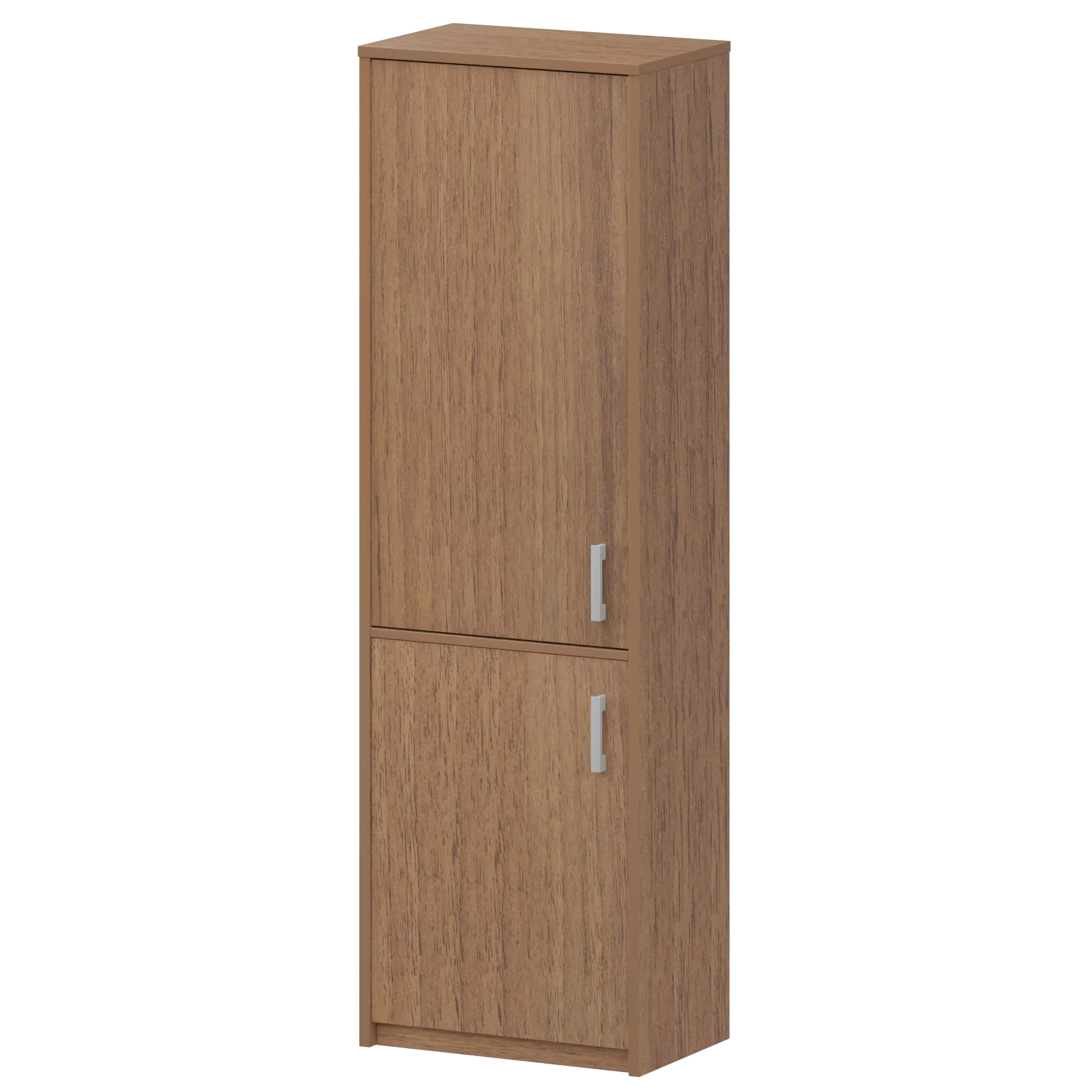 Шкаф комбинированный узкий закрытый Арго А-321/А-621 Орех