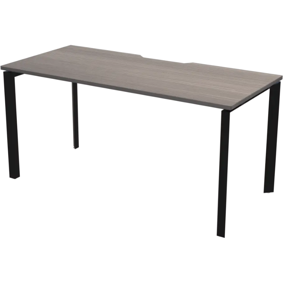 Стол на металлокаркасе Аргентум-МП НТМП.П-140 Лиственница/Антрацит