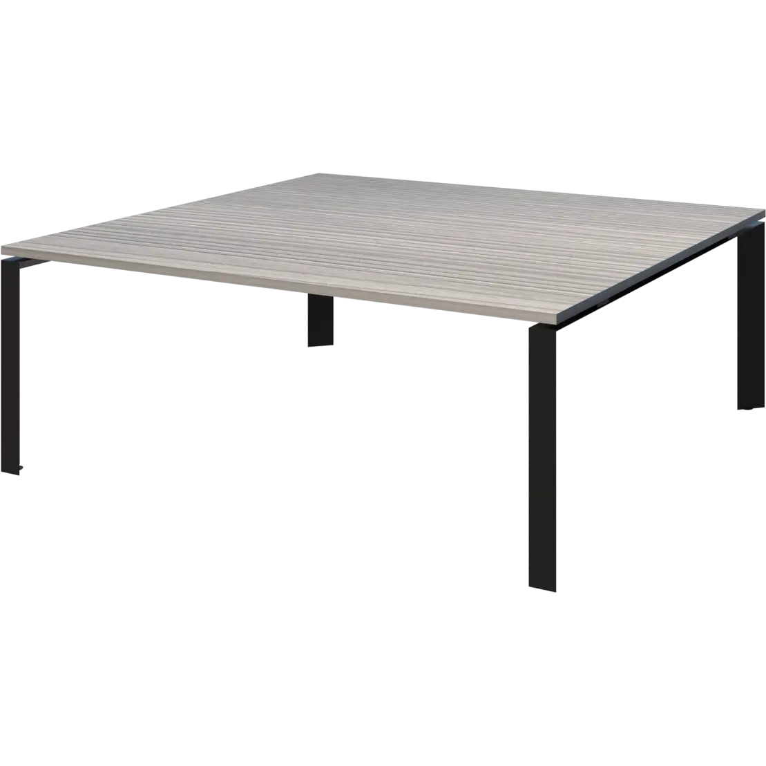 Стол переговорный на металлокаркасе Аргентум-МП НТМП.П-120.11 Лиственница/Антрацит