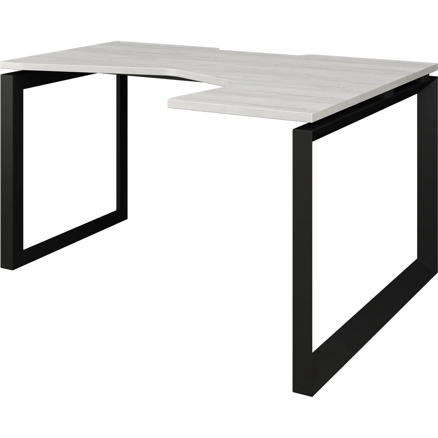 Стол эргономичный правый на металлокаркасе Аргентум-МП НТМП.О-040.ПР Сосна винтер/Антрацит