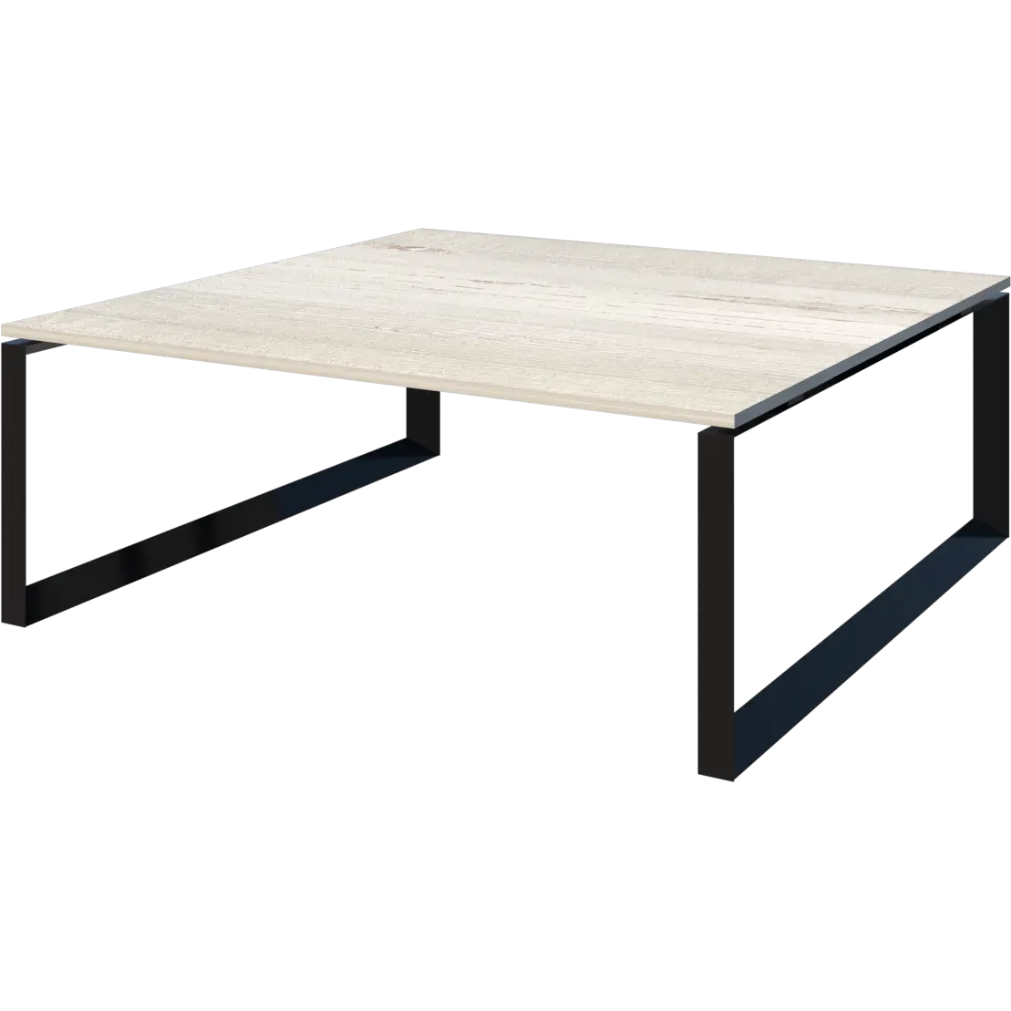 Стол переговорный на металлокаркасе Аргентум-МП НТМП.О-120.11 Сосна винтер/Антрацит