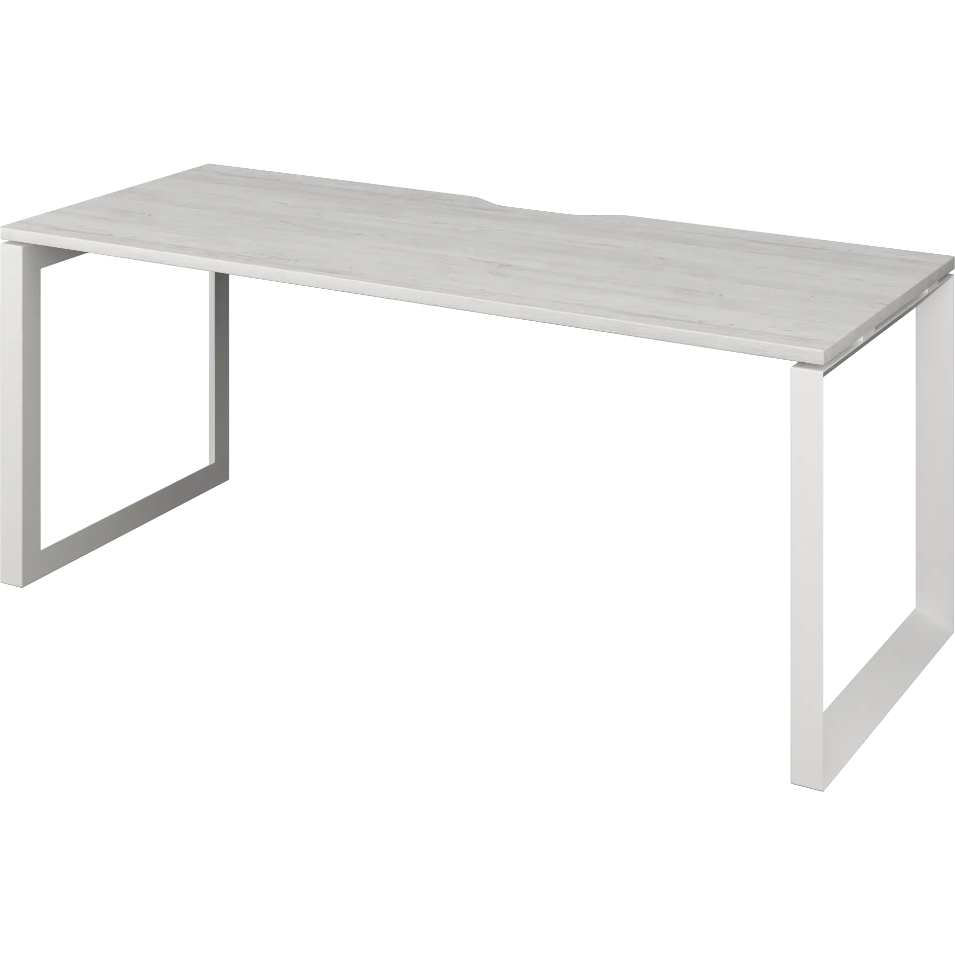 Стол на металлокаркасе Аргентум-МП НТМП.О-160 Сосна винтер/Белый