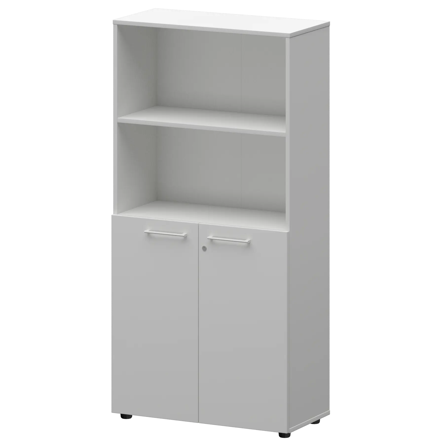 Шкаф высокий полузакрытый Кортез СМШ48.28F(Б) Белый