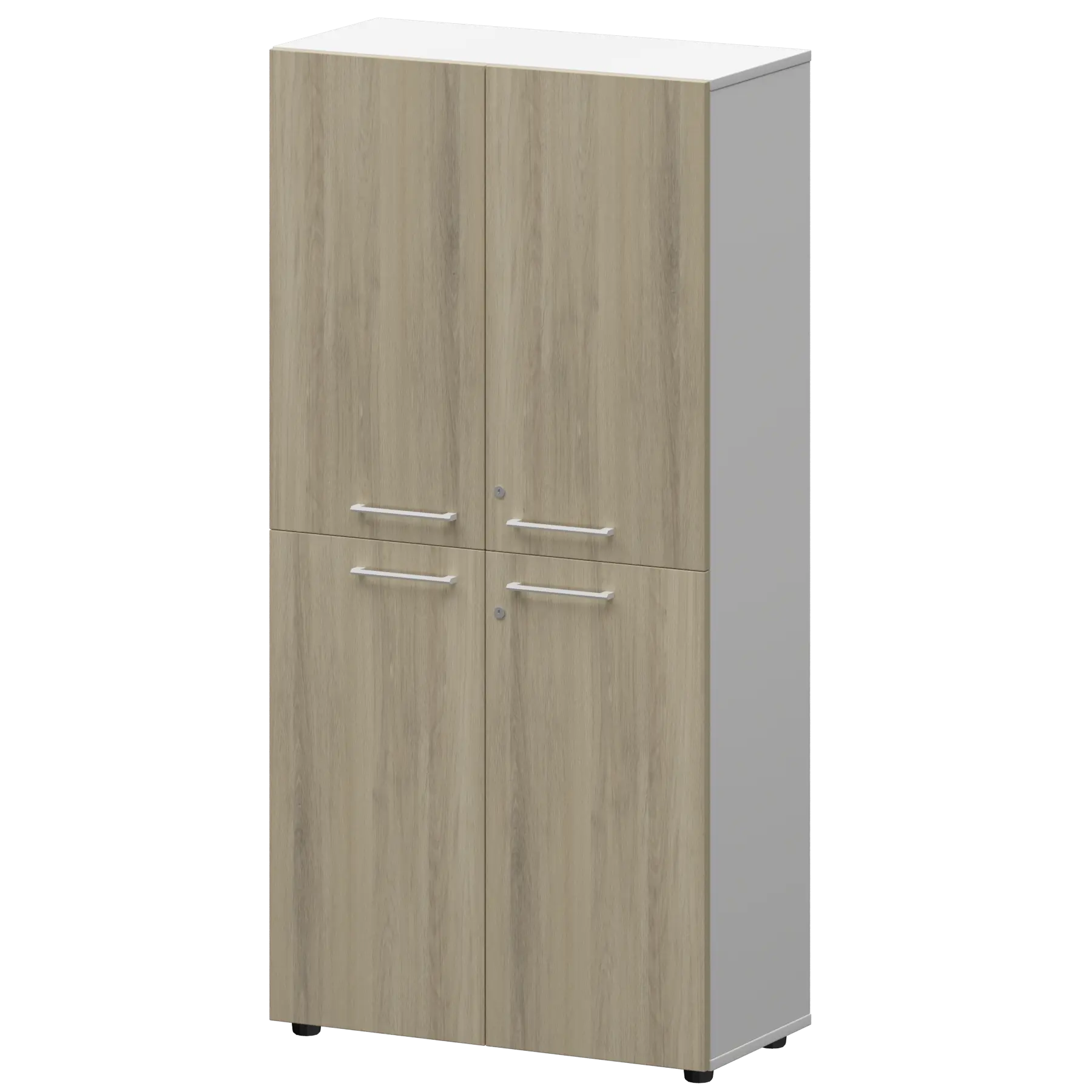 Шкаф высокий закрытый Кортез СМШ48.2.28F(Б) Кронберг