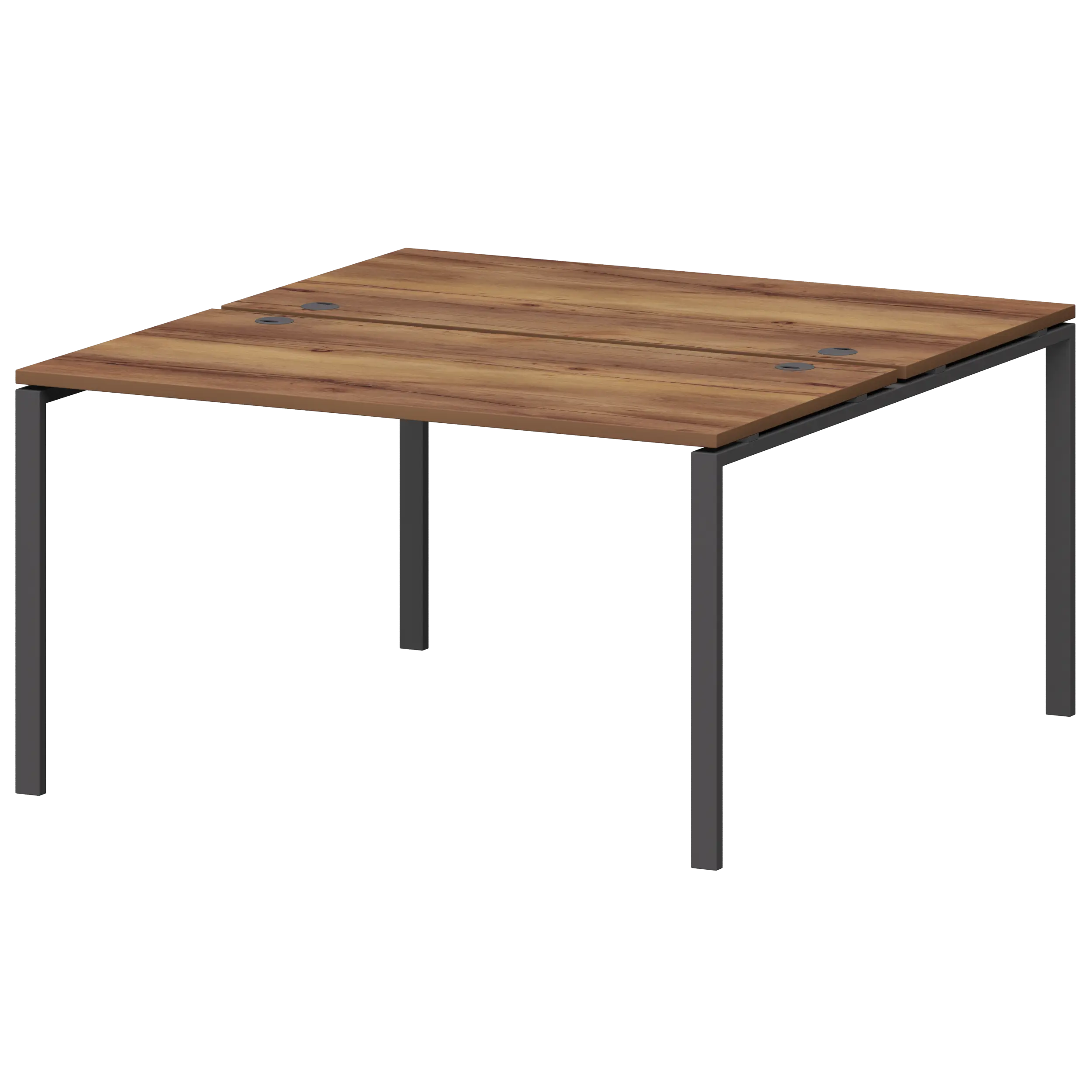 Бенч двойной на металлокаркасе Смарт СМС2-П-10К.149.Пр25 Таксония/Антрацит