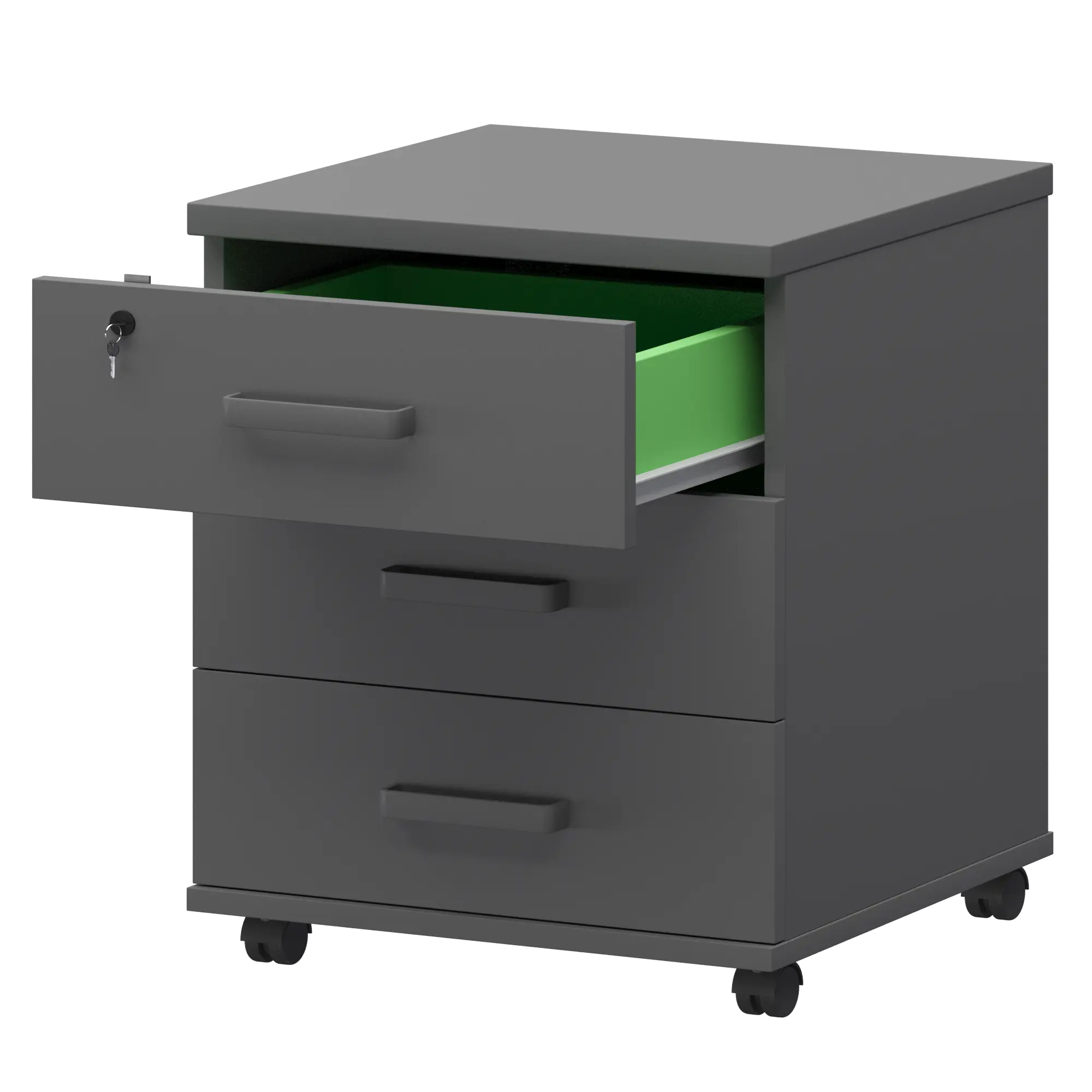 Тумба подкатная Смарт СМТ-3П Графит