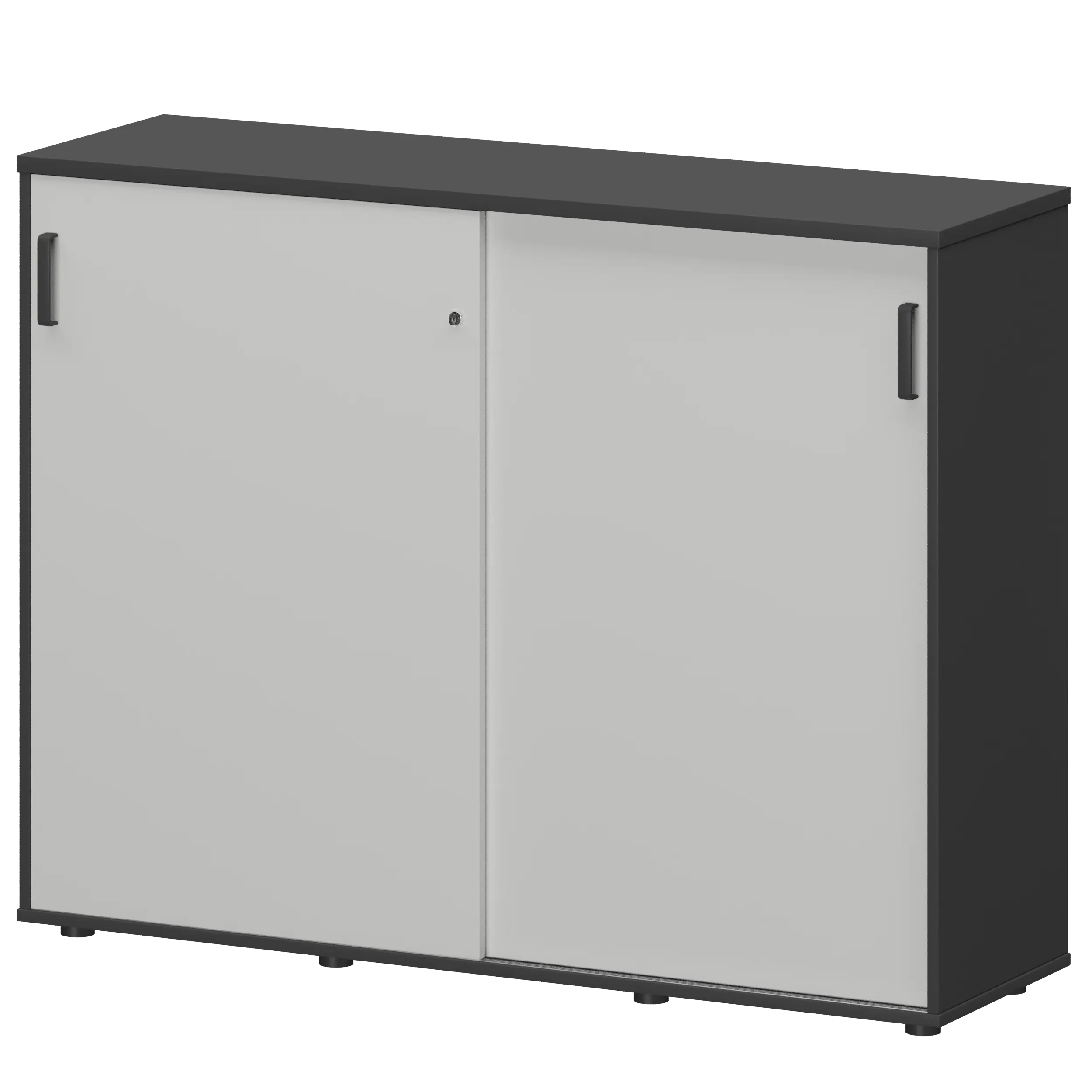 Тумба-купе Смарт СМТ-15.11К Тип1 Графит/Белый