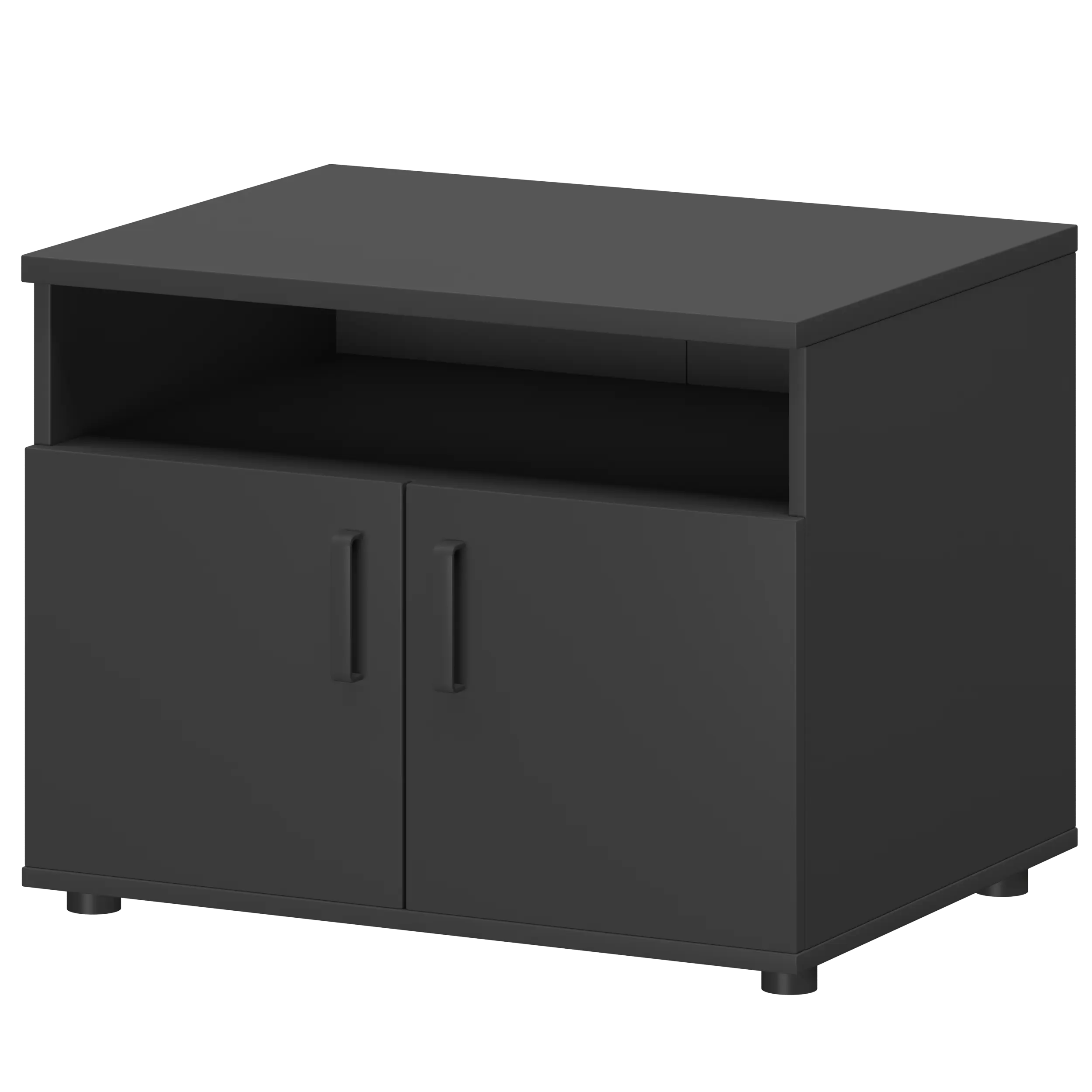 Тумба для оргтехники Смарт СМТ-2ДН Графит