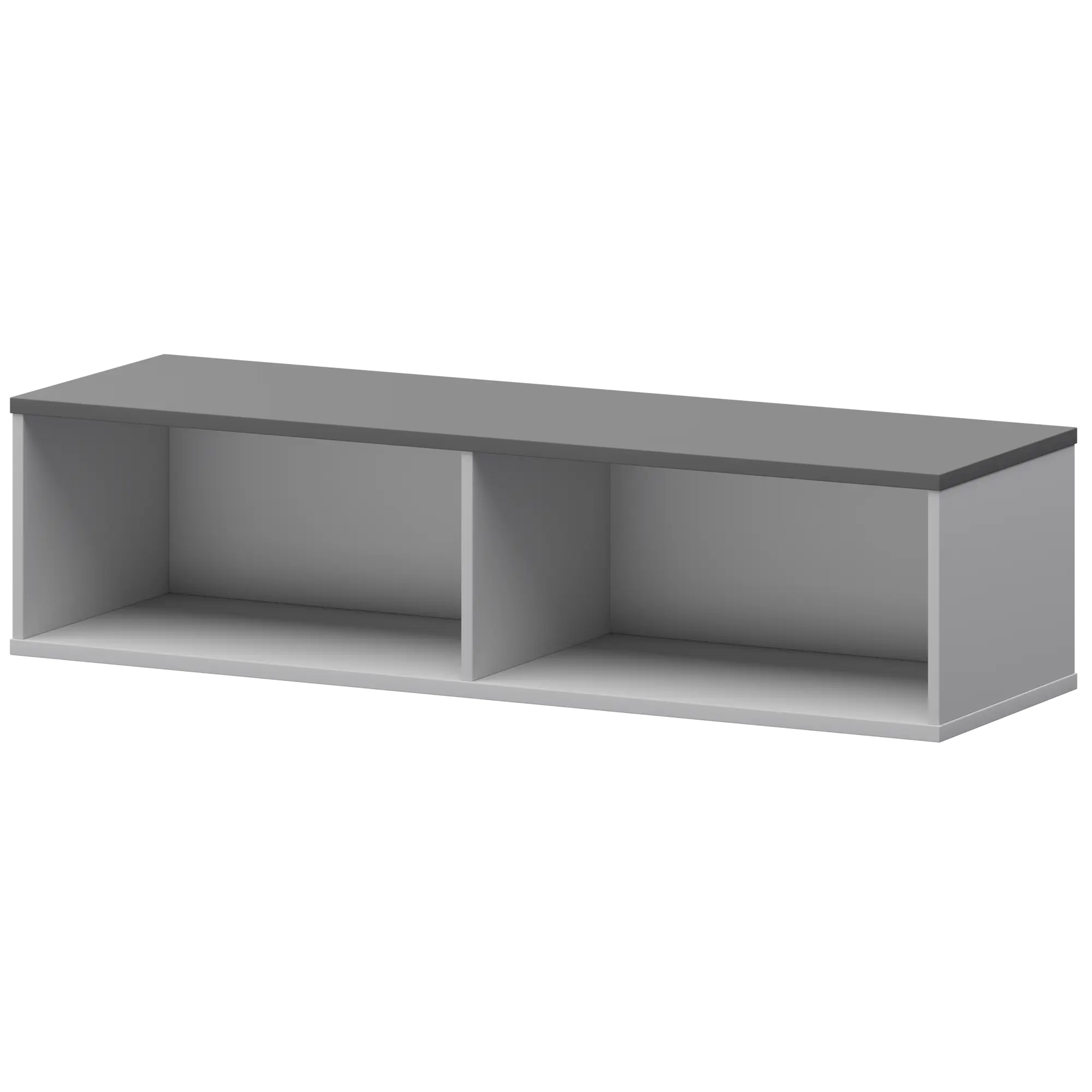 Надставка для тумбы-купе Смарт СМТ-15Н25 Белый/Графит