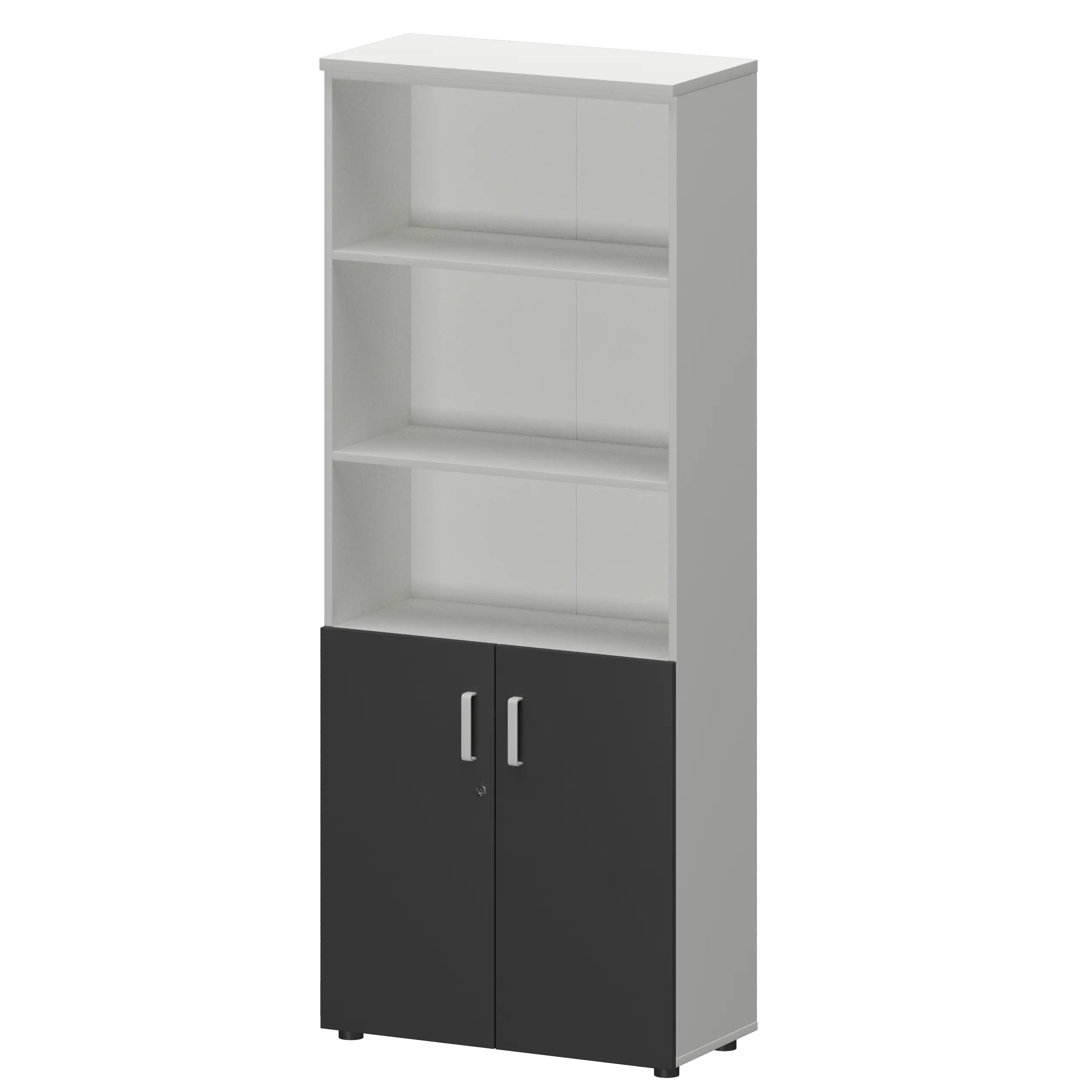 Шкаф Смарт СМШ-58Д2 Тип1 Белый/Графит