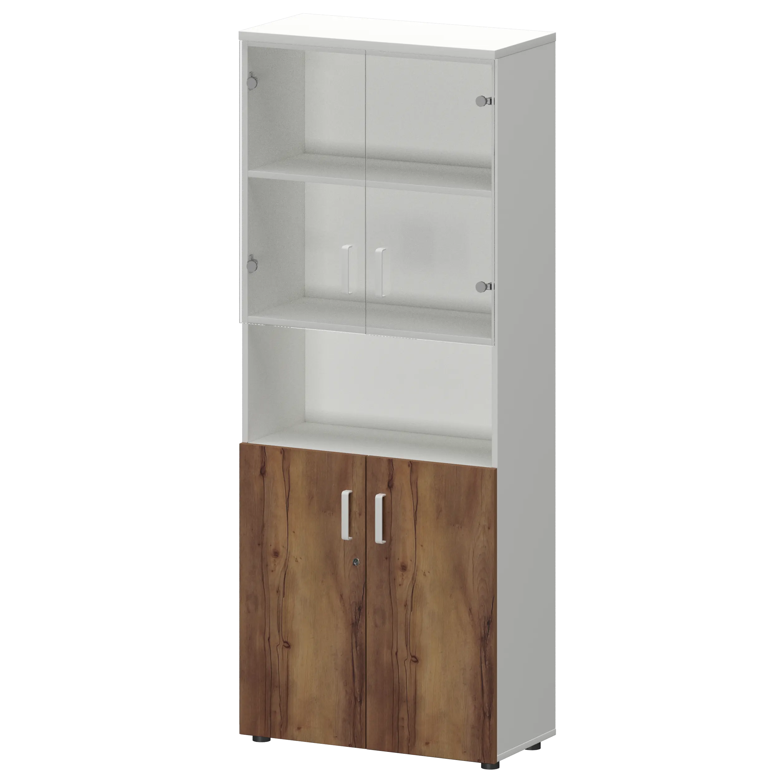 Шкаф Смарт СМШ-58Д2С2 Тип1 Белый/Таксония